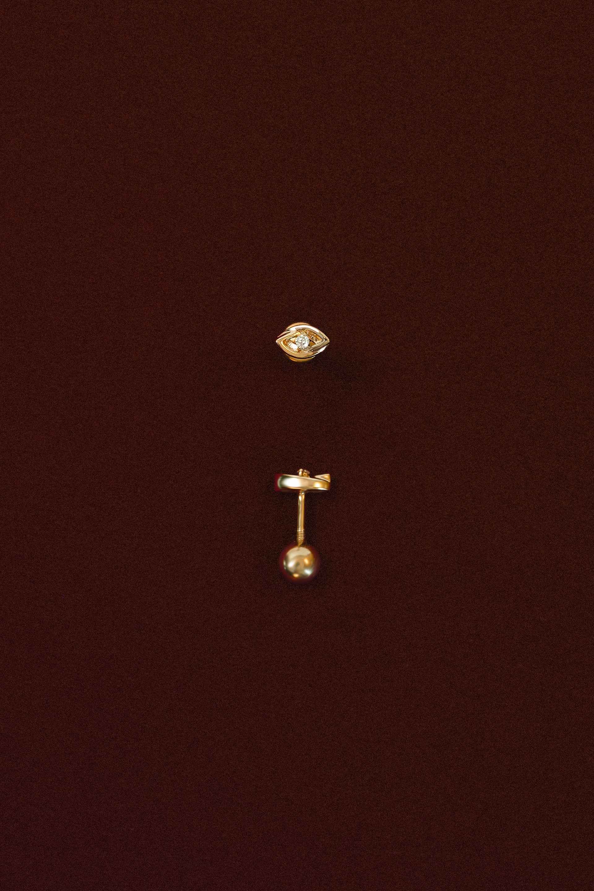 “Protective Eye” 18k Diamond Eyelet