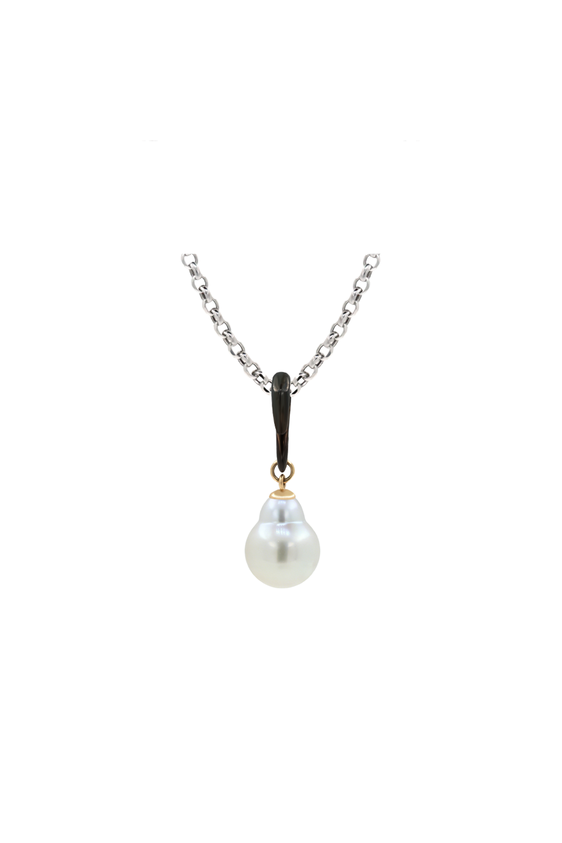 "Siren" Baroque Pearl Pendant Necklace
