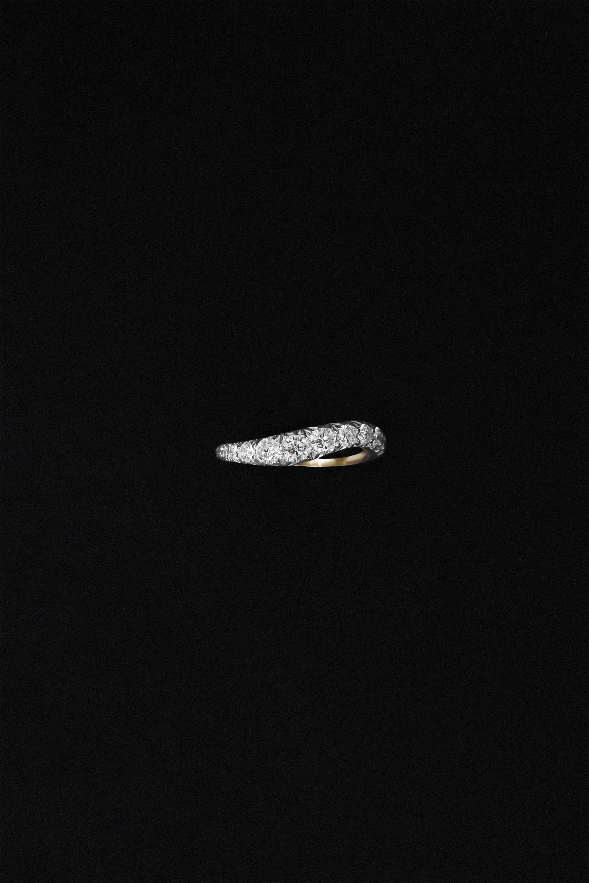 "Siren" Pavé High Tide Diamond Band