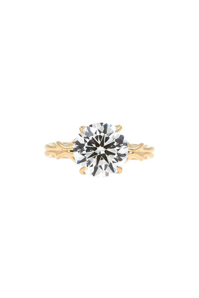 Round Diamond (3ct) "Silk" Ring