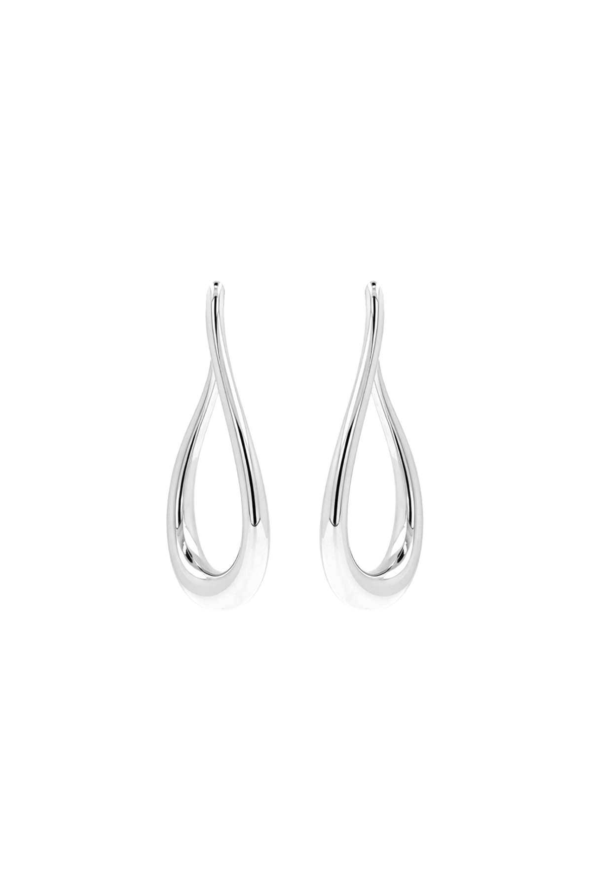 "Siren" Silver Beckon Earrings