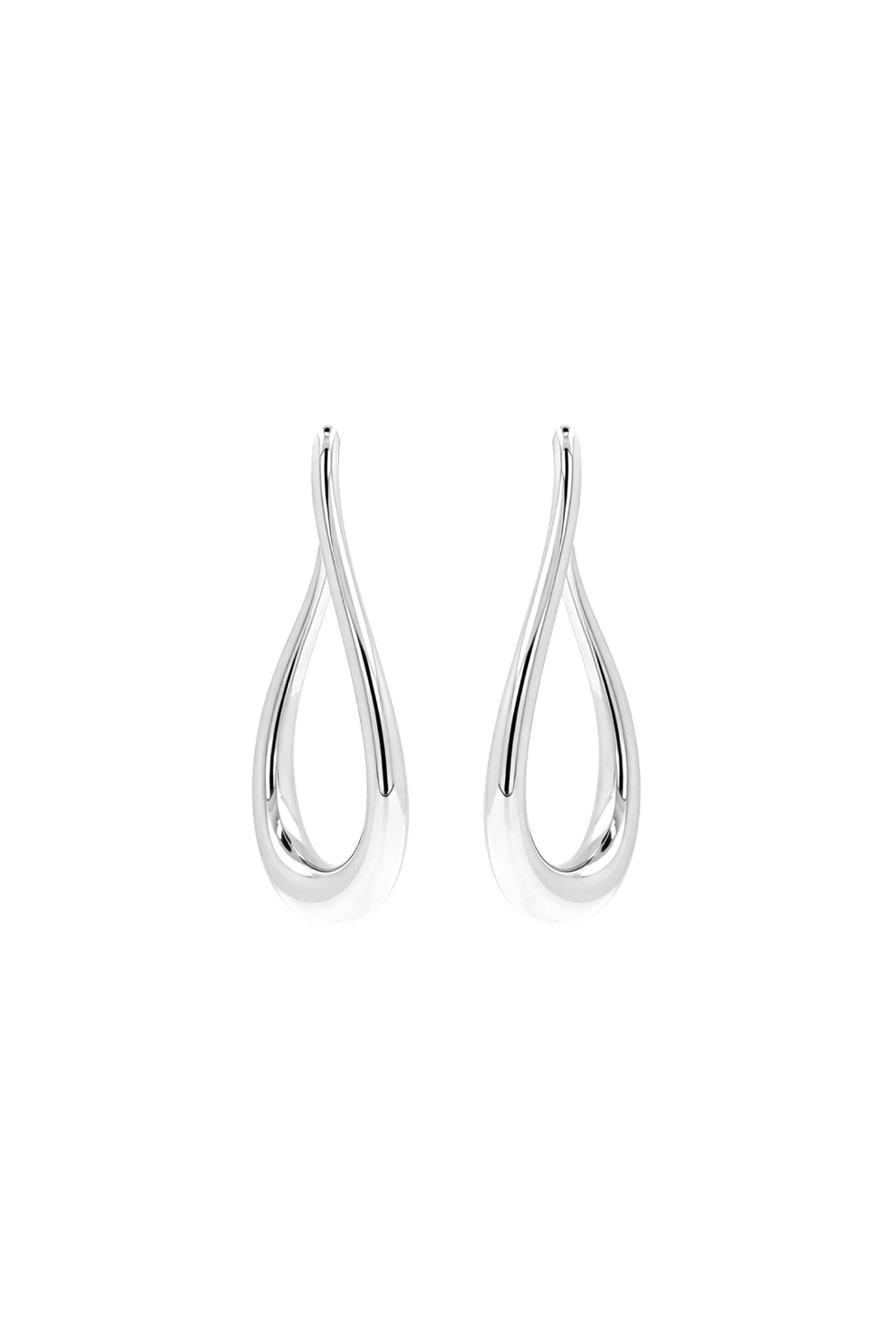 "Siren" Silver Beckon Earrings