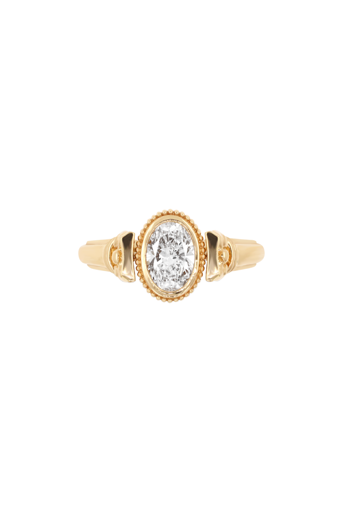 “Regency” Diamond Petite Duality Signet Ring
