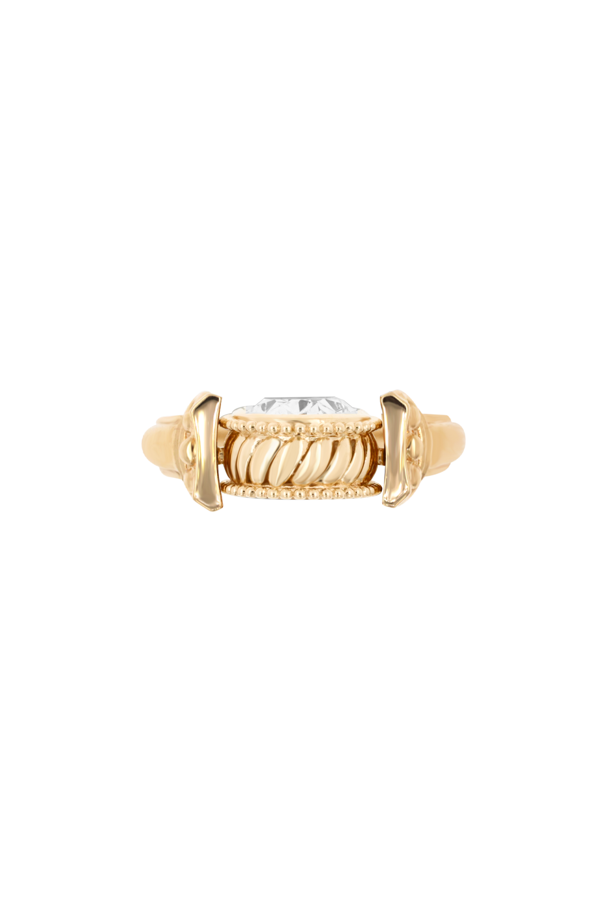 “Regency” Diamond Classic Duality Signet Ring