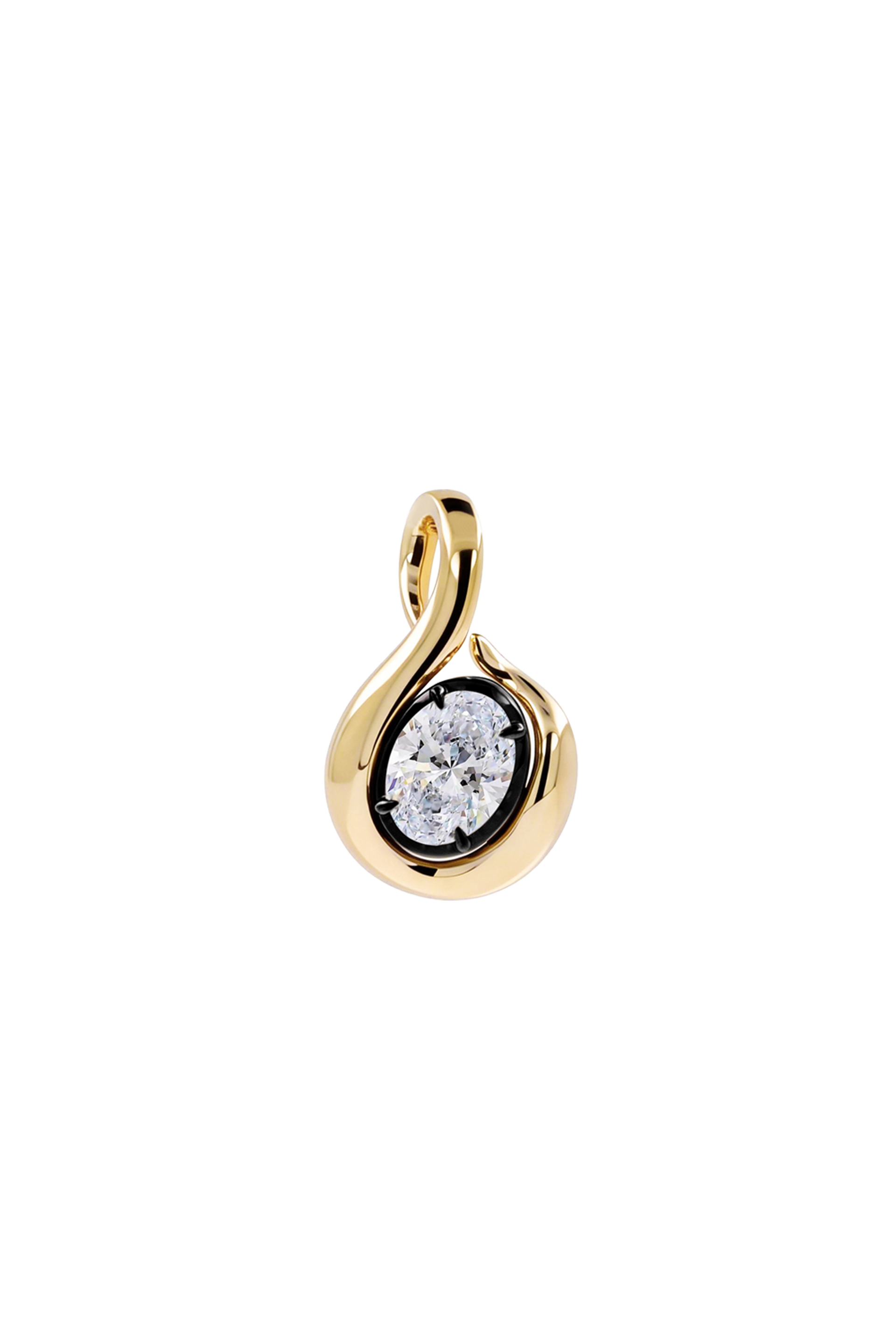 "MFE" Two-Tone Quaver Pendant