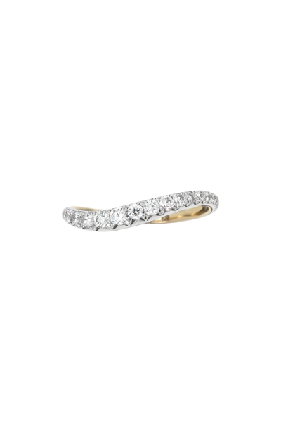 "Siren" Pavé Low Tide Diamond Band