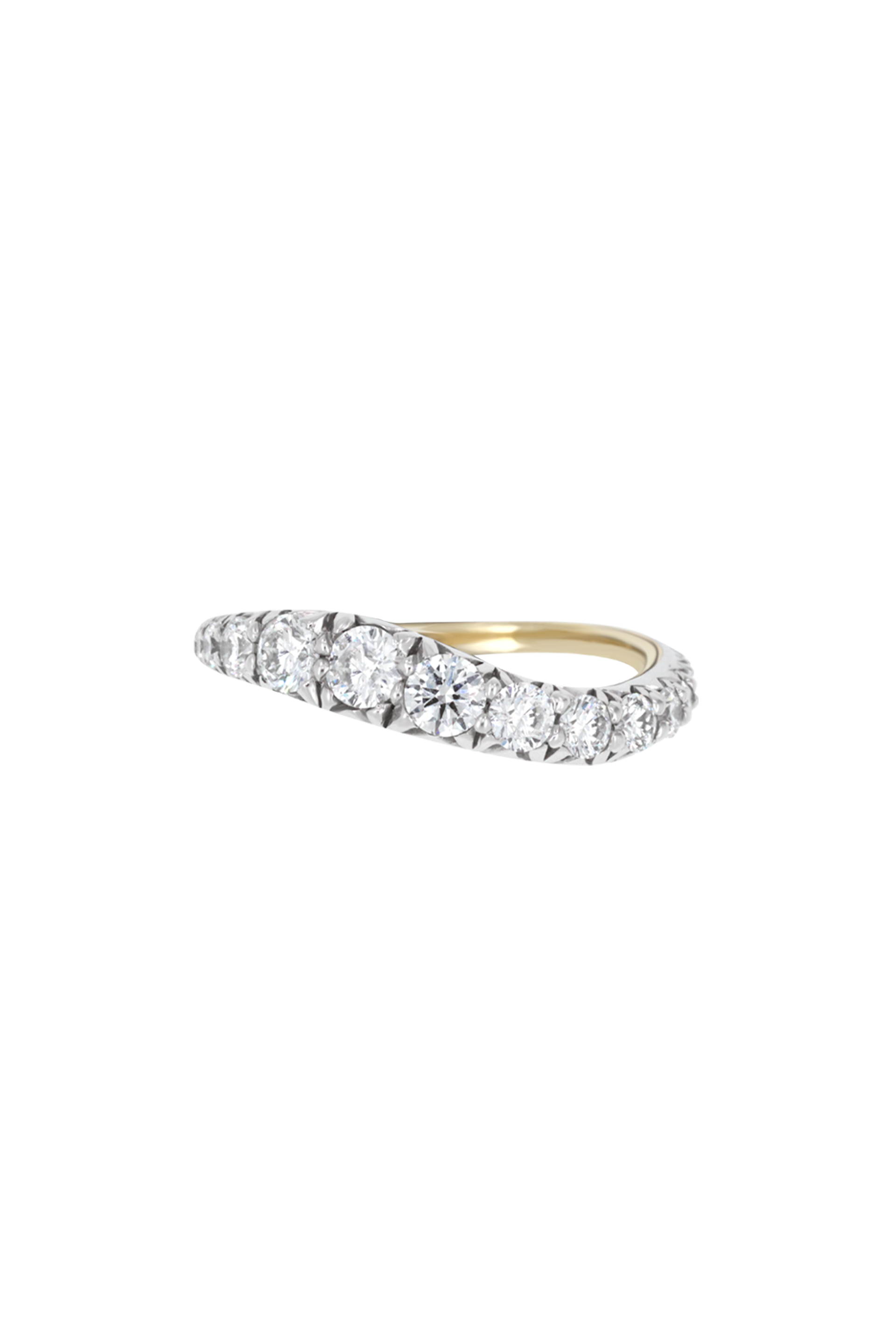 "Siren" Pavé High Tide Diamond Band