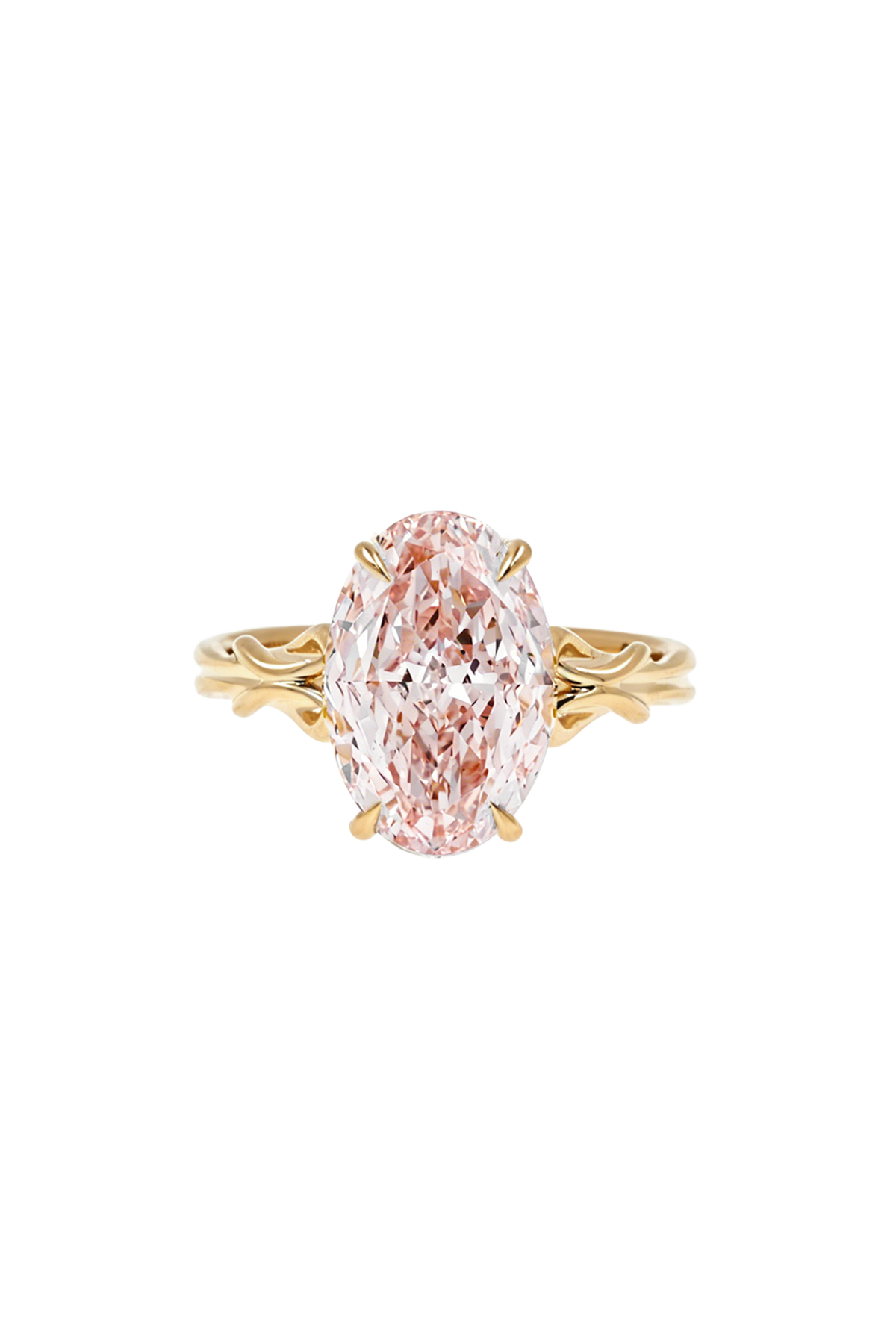 The Pink Oval (8.53ct) "Silk" Ring