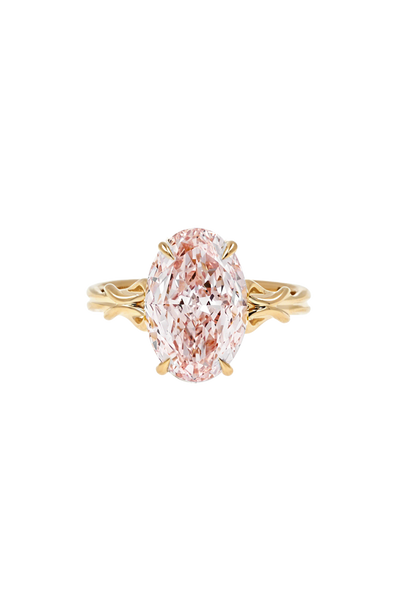 The Pink Oval (8.53ct) "Silk" Ring