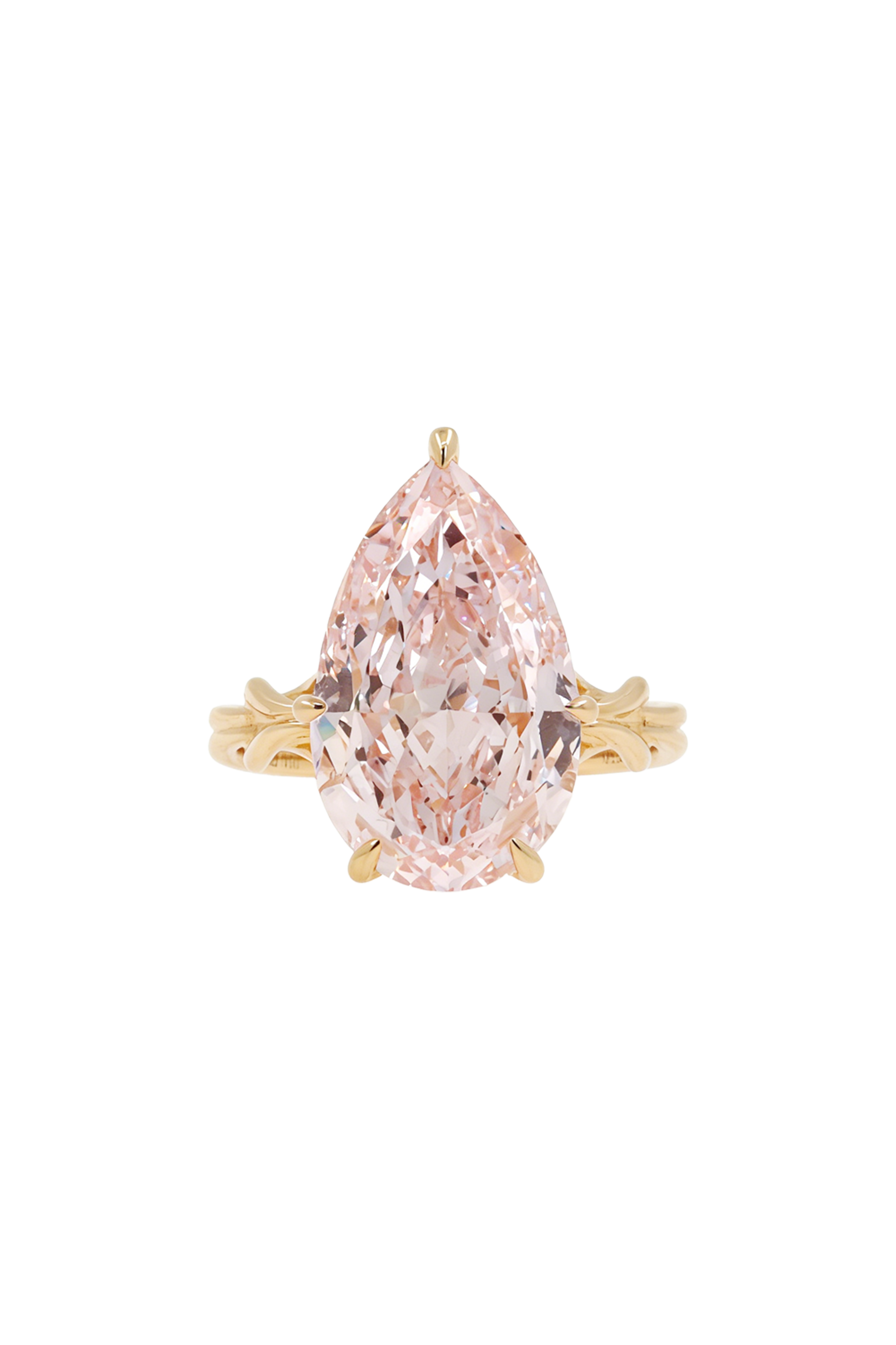 The Pink Pear (10.5ct) "Silk" Ring