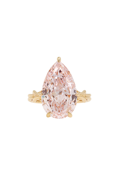 The Pink Pear (10.5ct) "Silk" Ring