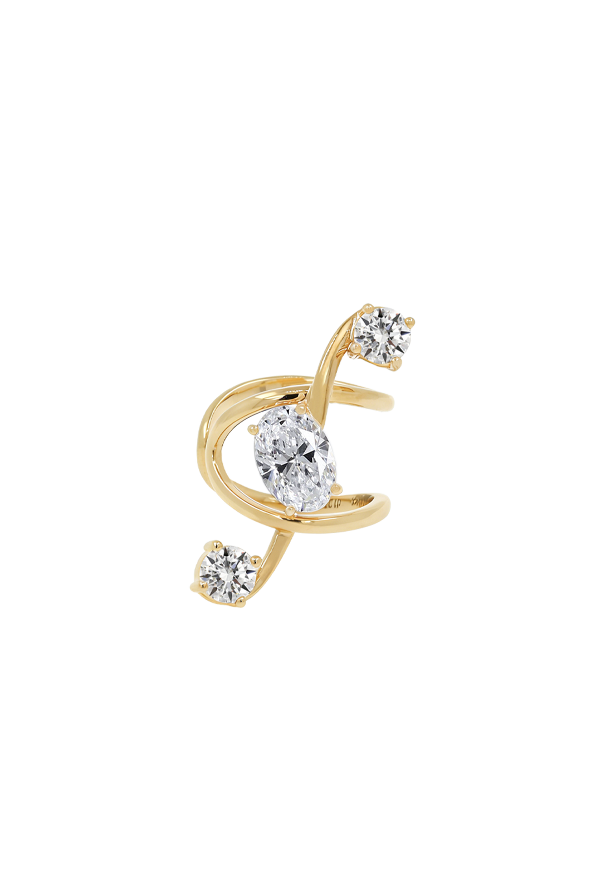 "MFE" Grande Treble Diamond Ring