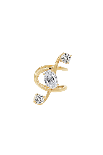 "MFE" Grande Treble Diamond Ring