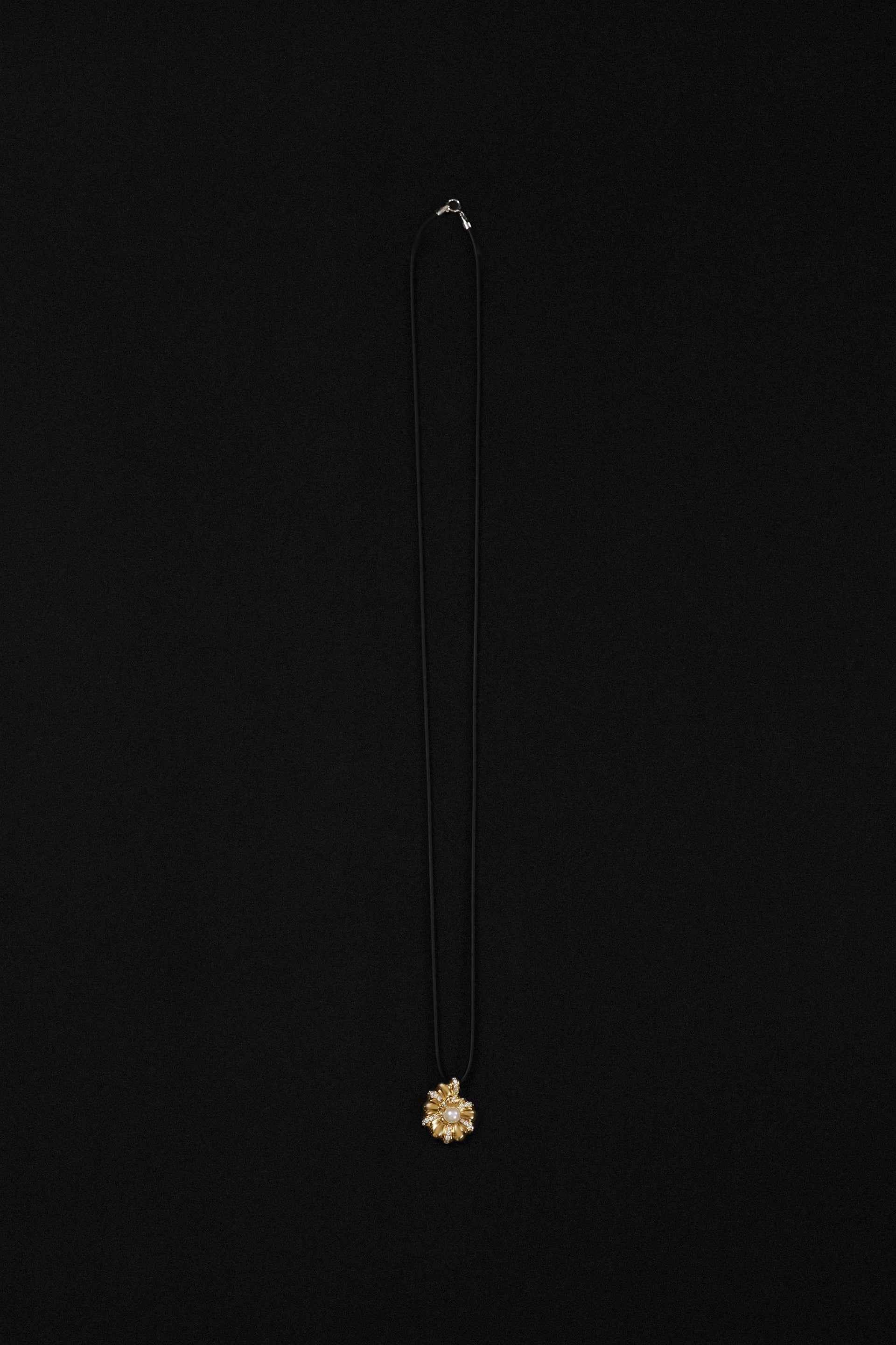 "Siren" Pearl Nautilus Diamond Pendant