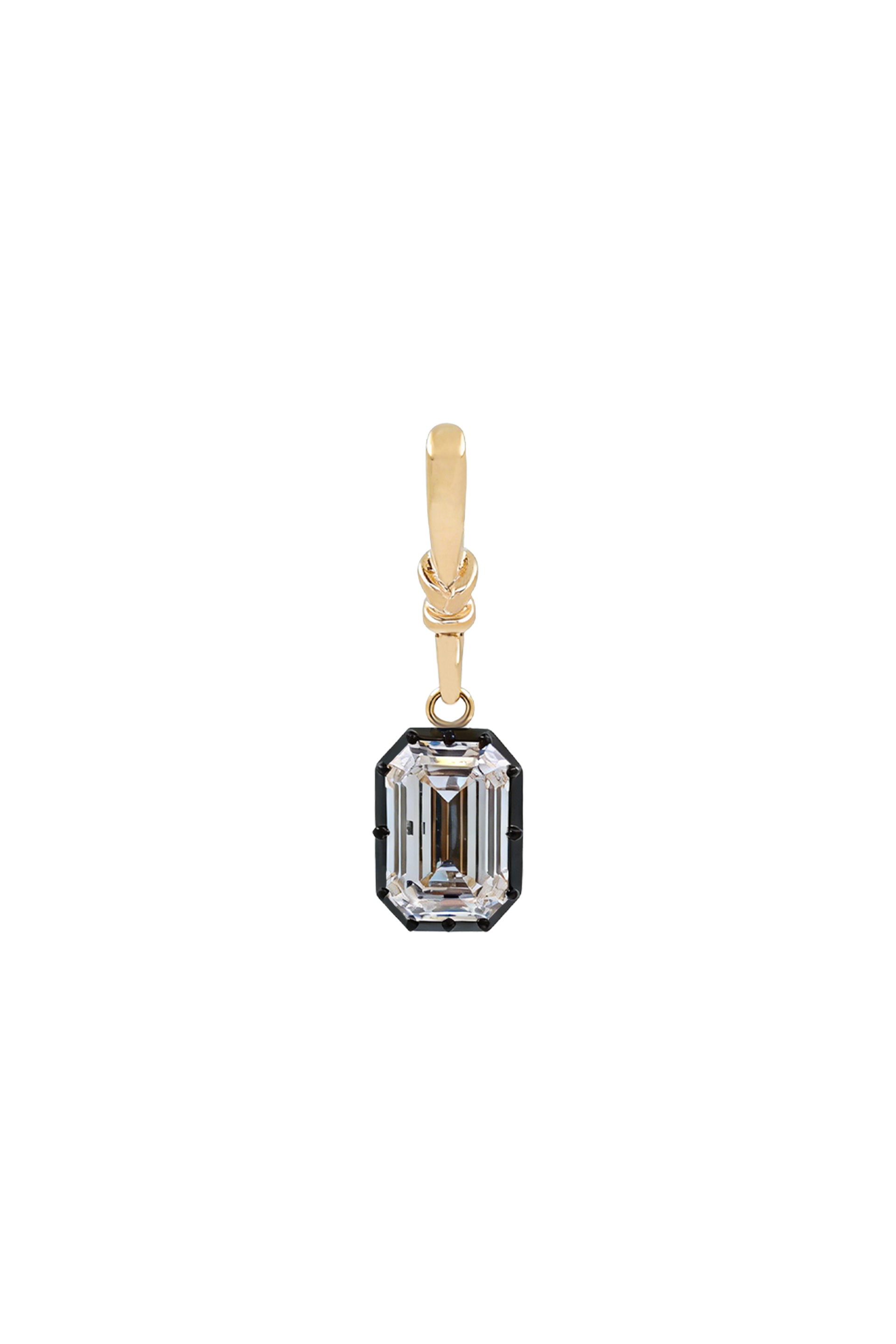 "Silk" Rose-Back Emearld Diamond Necklace