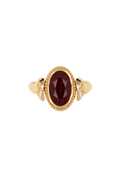 “Regency” Ruby Classic Duality Signet Ring