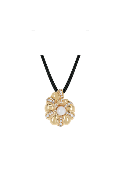 "Siren" Pearl Nautilus Diamond Pendant