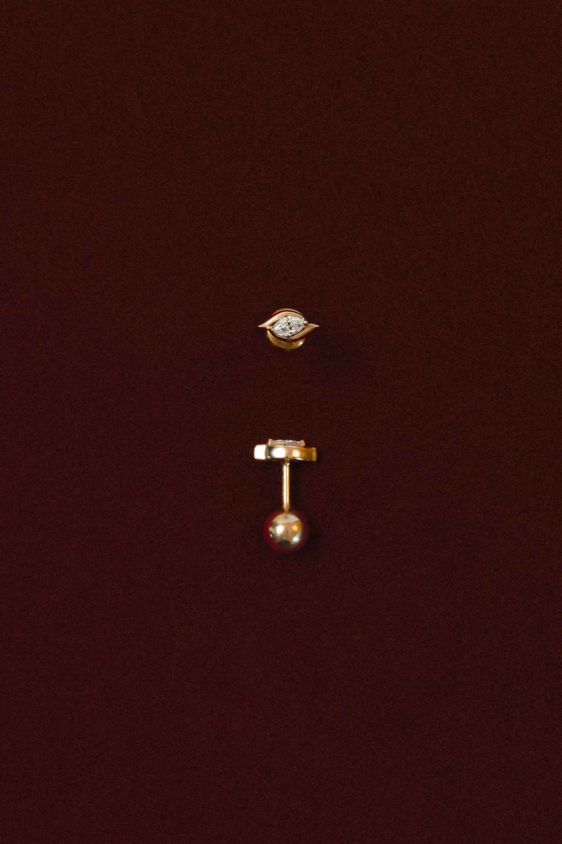 “Flirty Eye” 18k Diamond Eyelet