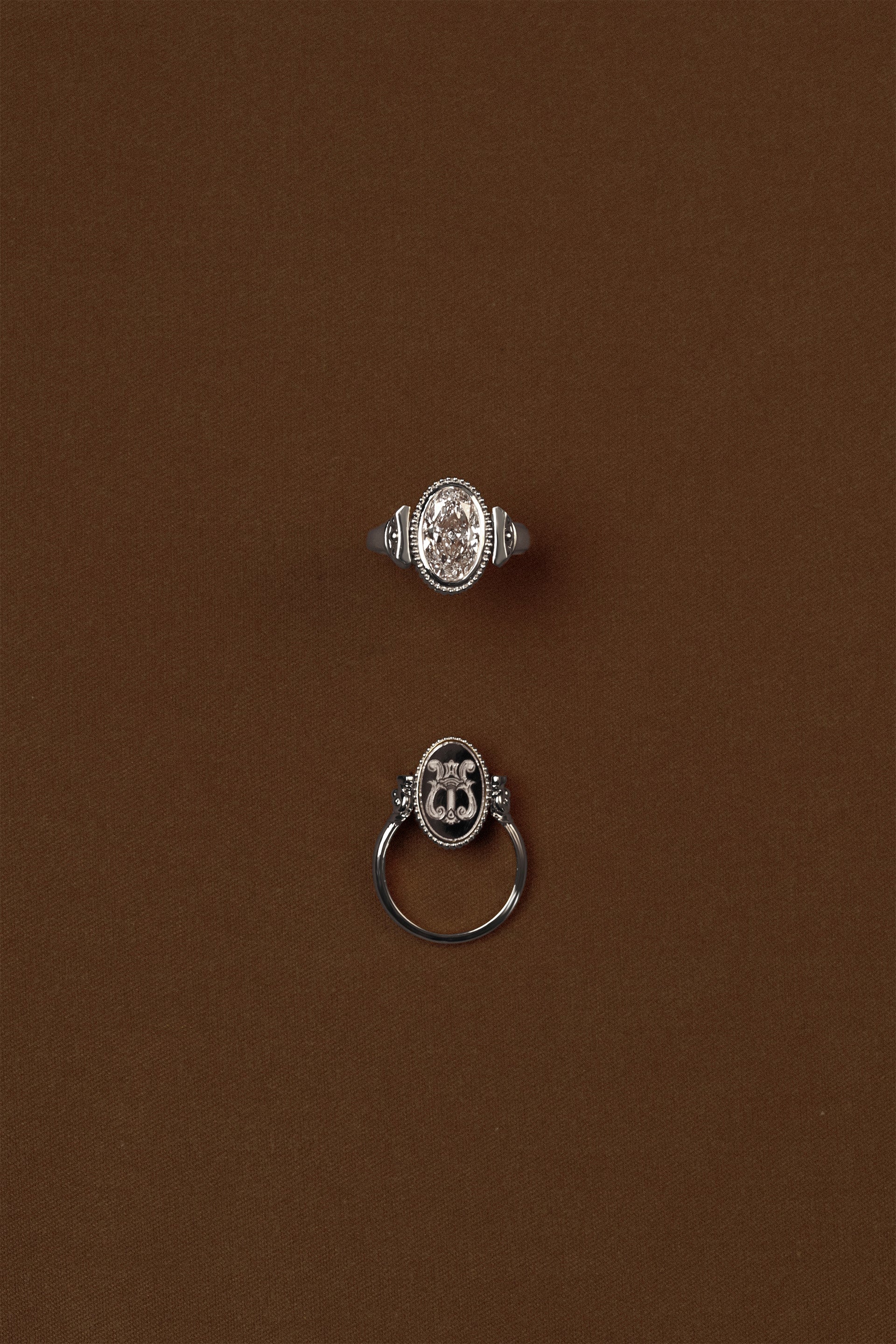 "Regency" Duality Signet Ring