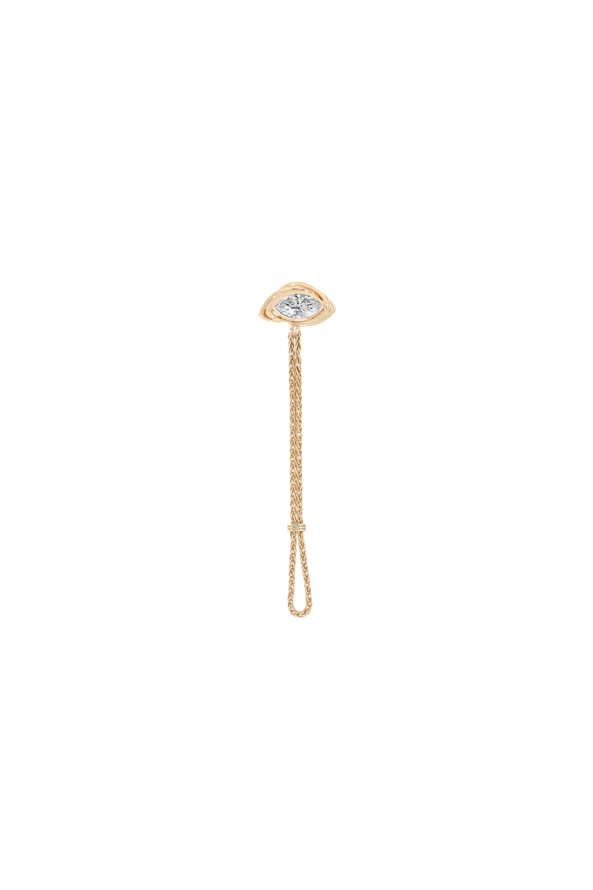 "Third Eye" Chain Diamond Ring