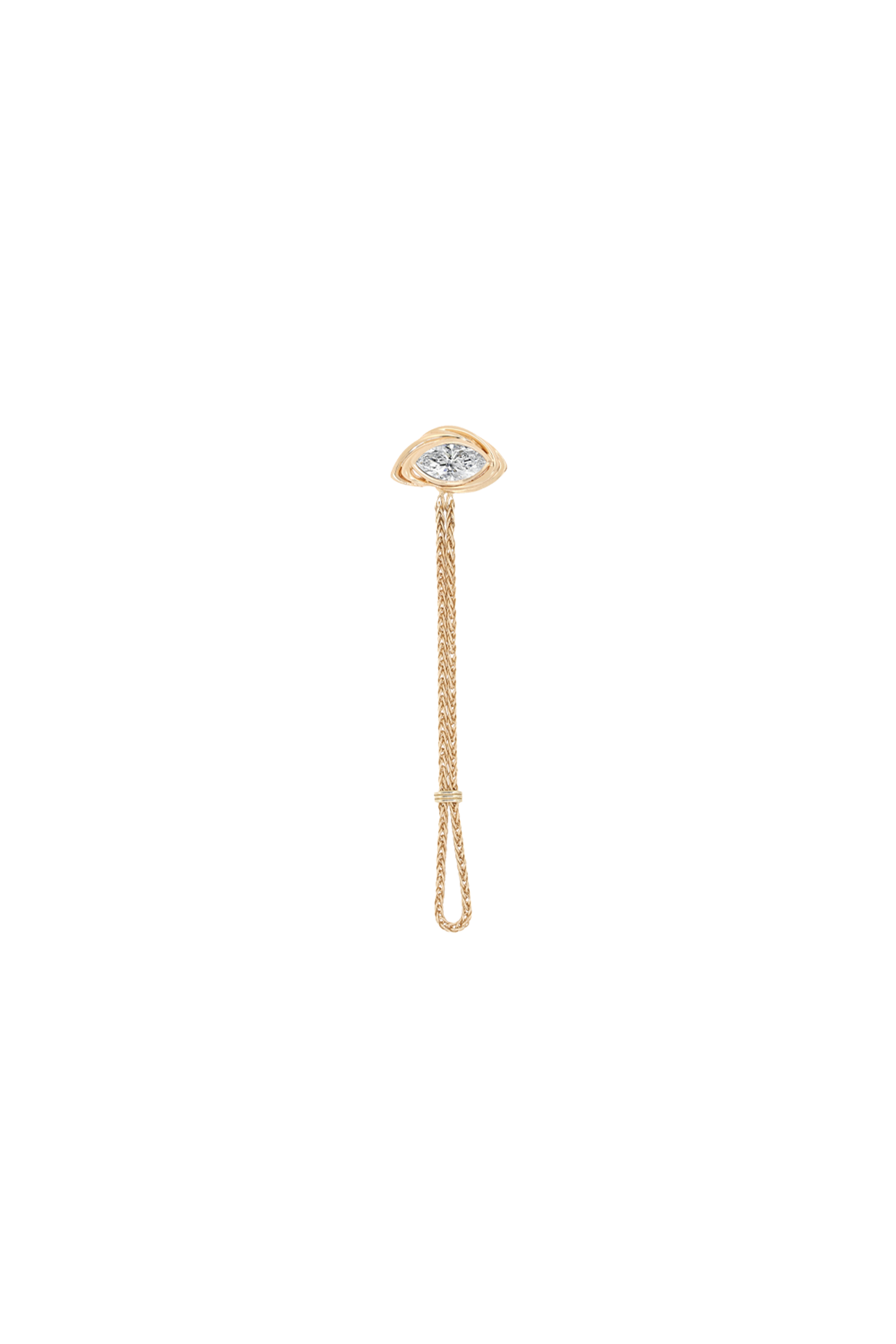 "Third Eye" Chain Diamond Ring