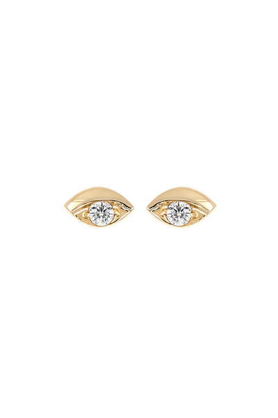 “Doe Eye” 18k Diamond Eyelet