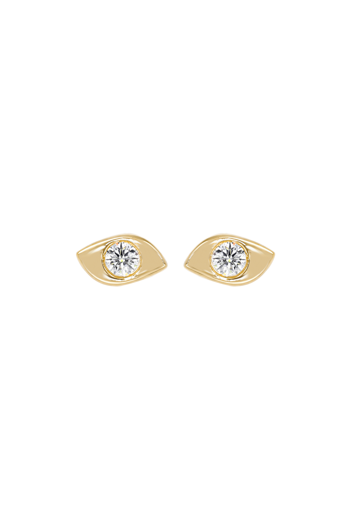 “Nonchalant Eye” 18k Diamond Eyelet