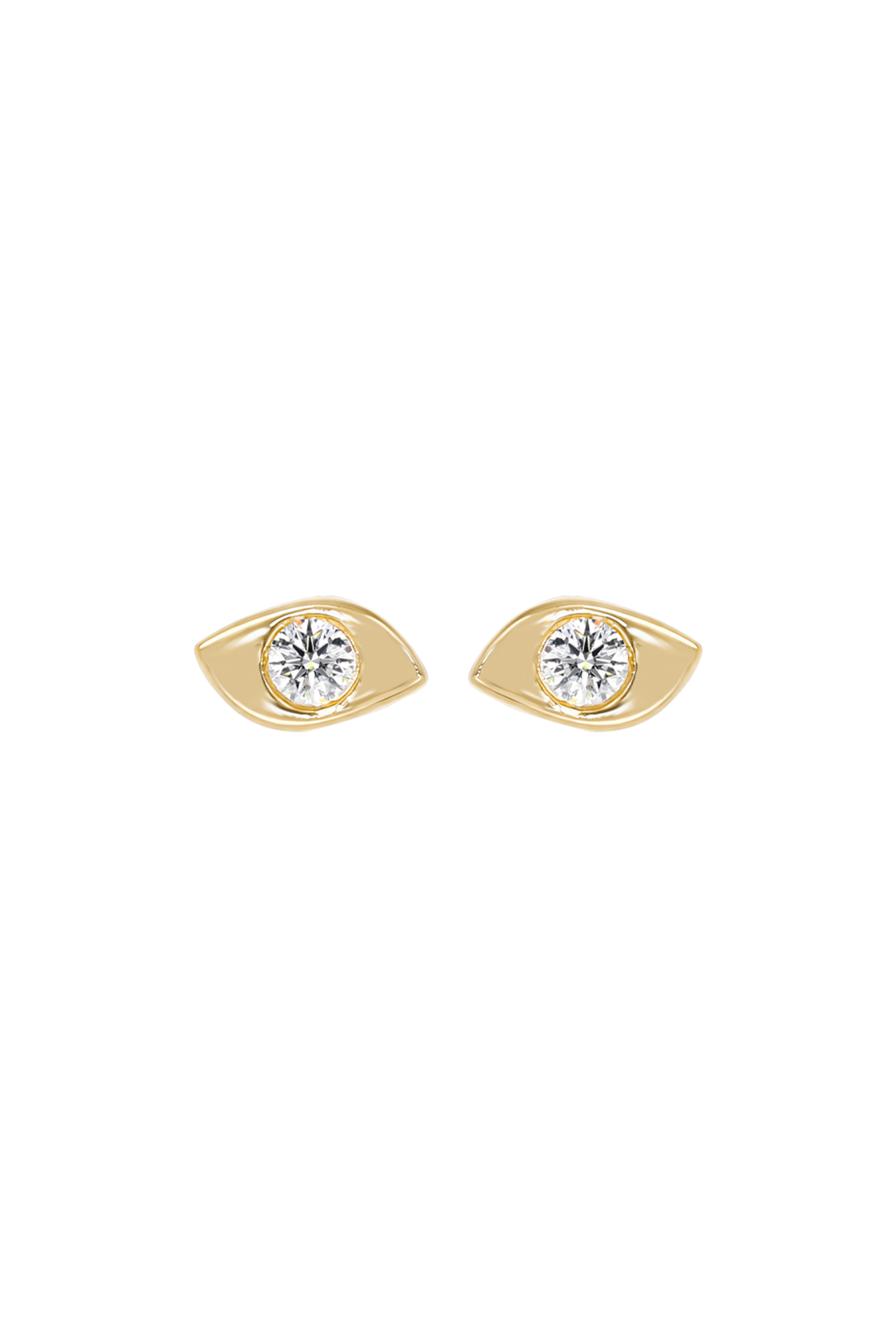 “Nonchalant Eye” 18k Diamond Eyelet