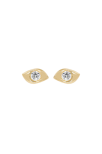 “Nonchalant Eye” 18k Diamond Eyelet