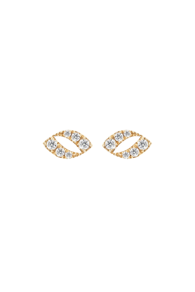 “Side Eye” 18k Diamond Eyelet