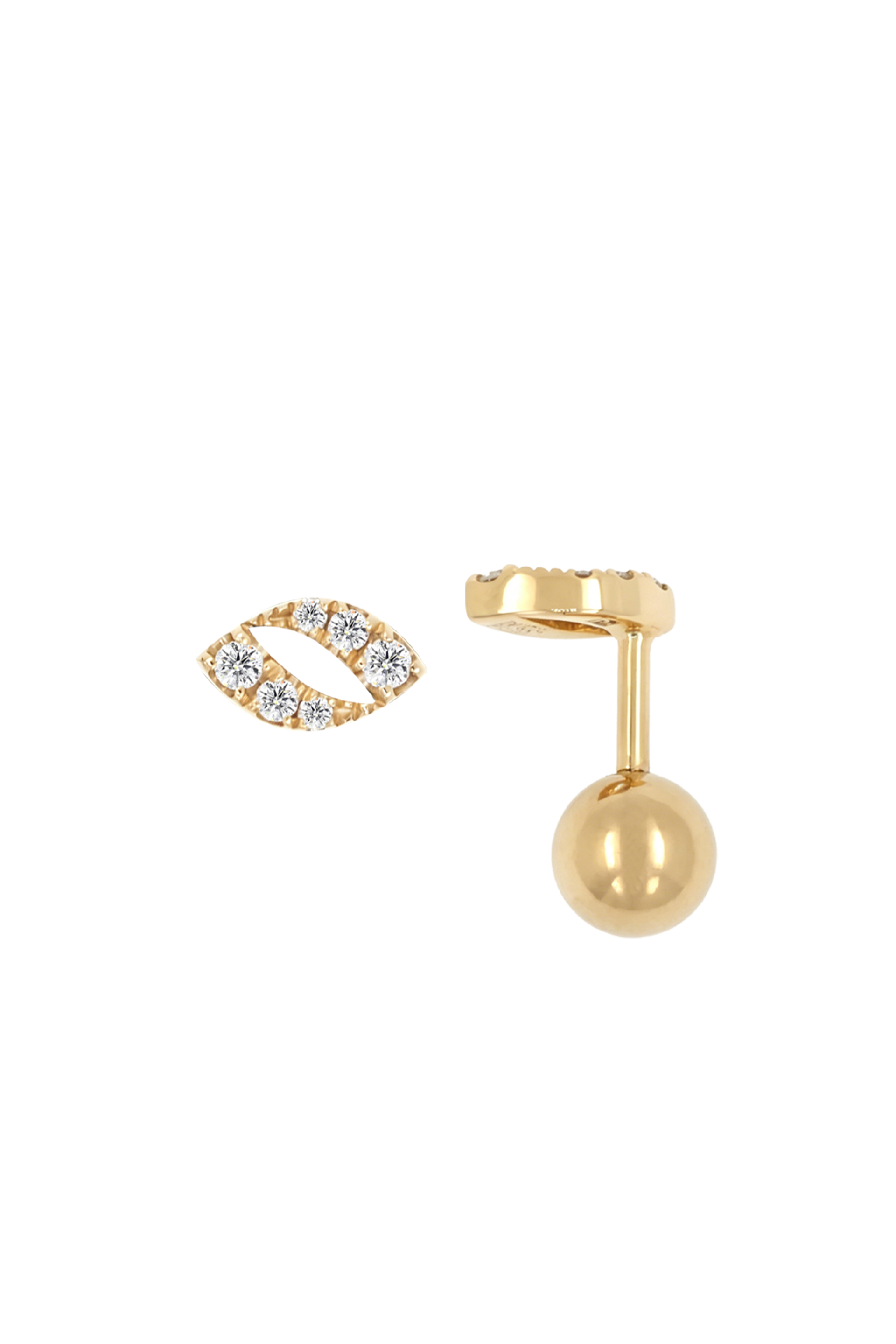 “Side Eye” 18k Diamond Eyelet