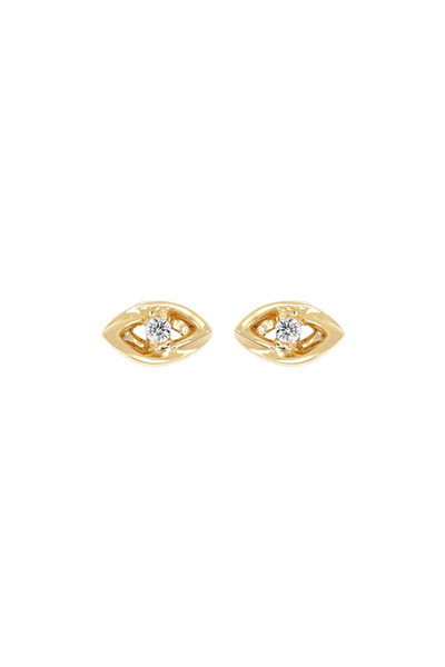 “Protective Eye” 18k Diamond Eyelet
