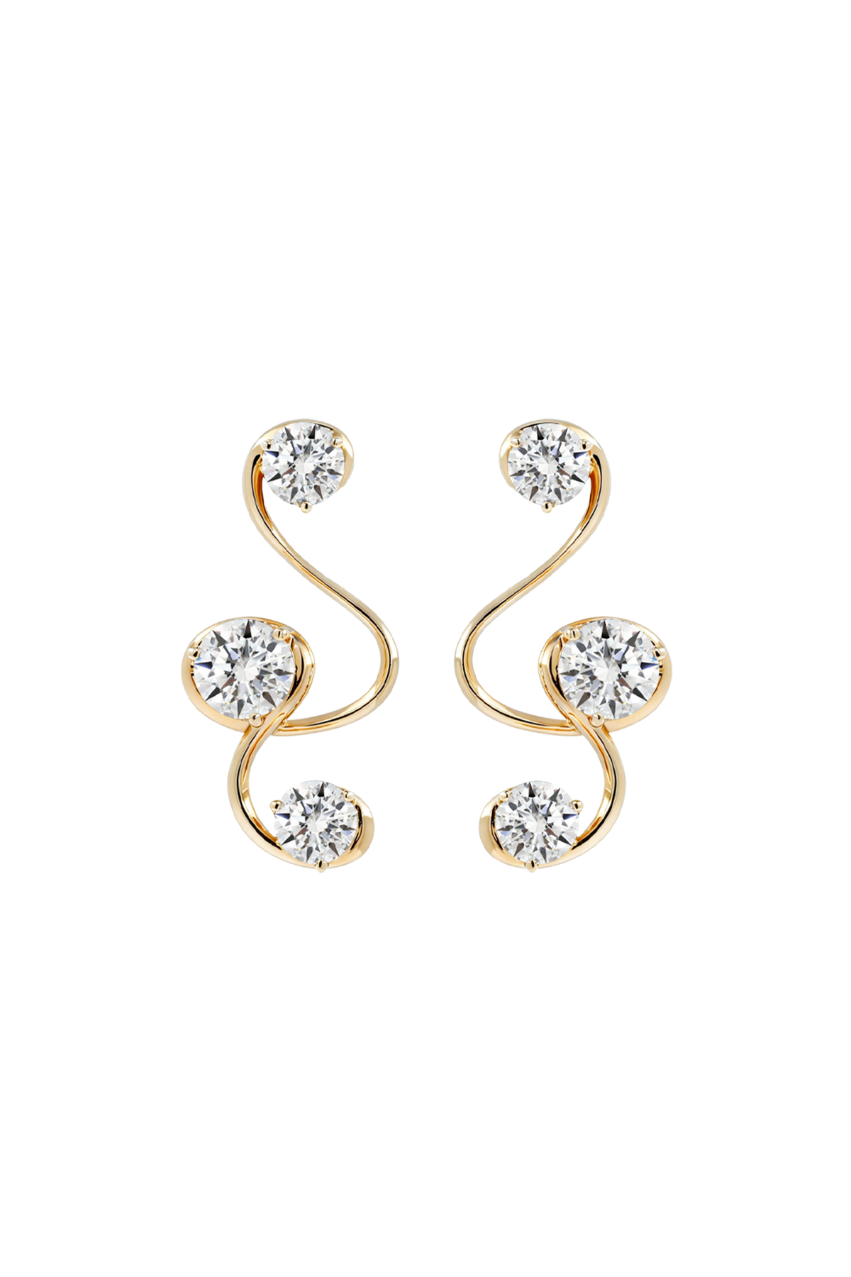 "MFE" Treble Earrings, Classic