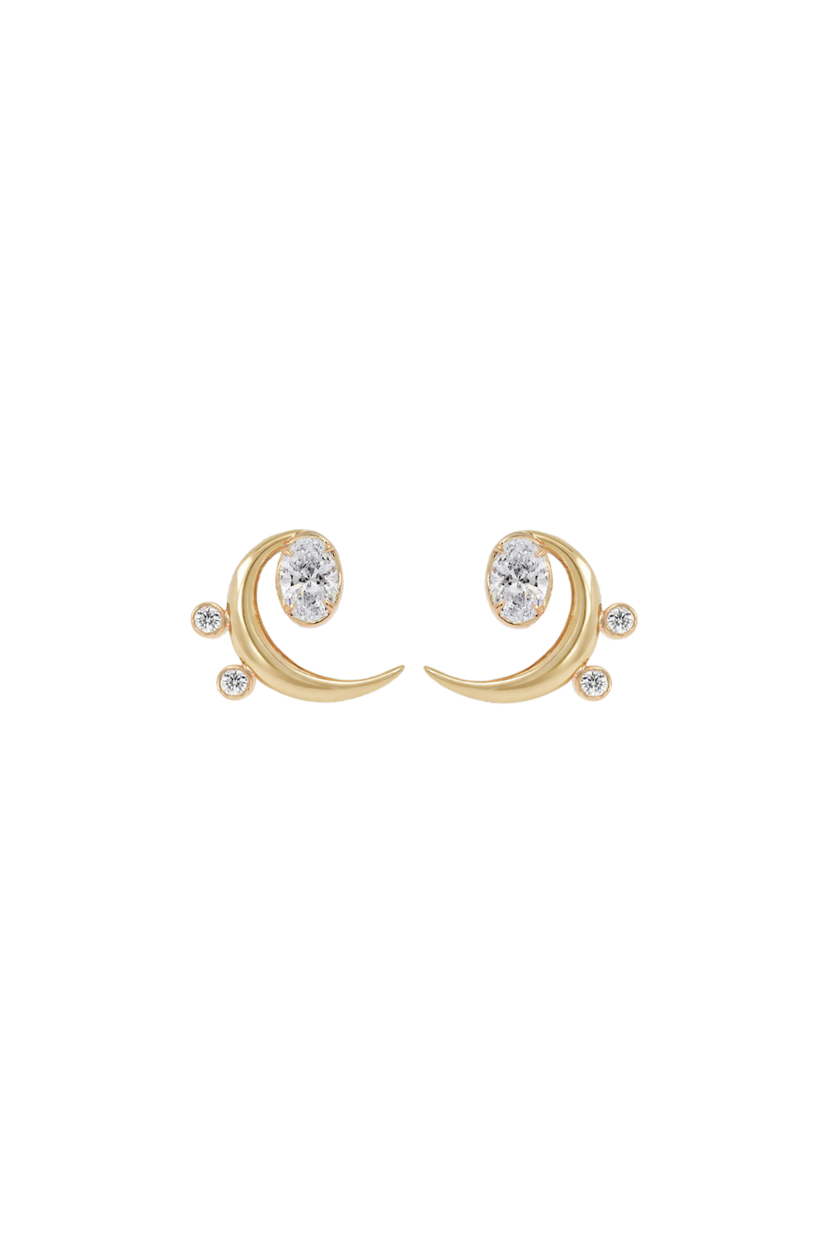 "MFE" Silver Bass Earrings, Classic