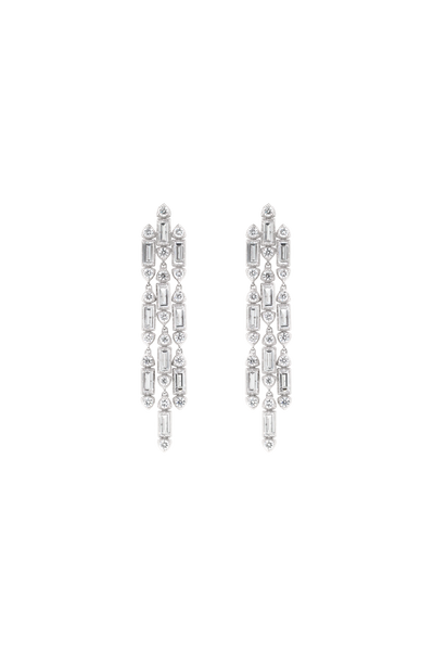 “Regency” Diamond Chandelier Earrings--R028-S