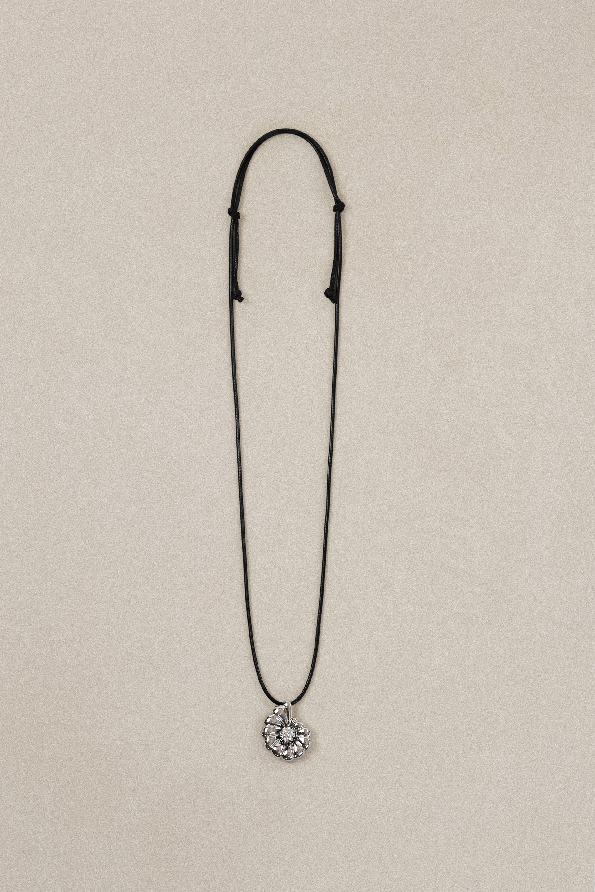 "Siren" Two-Tone Silver Nautilus Necklace, Classic