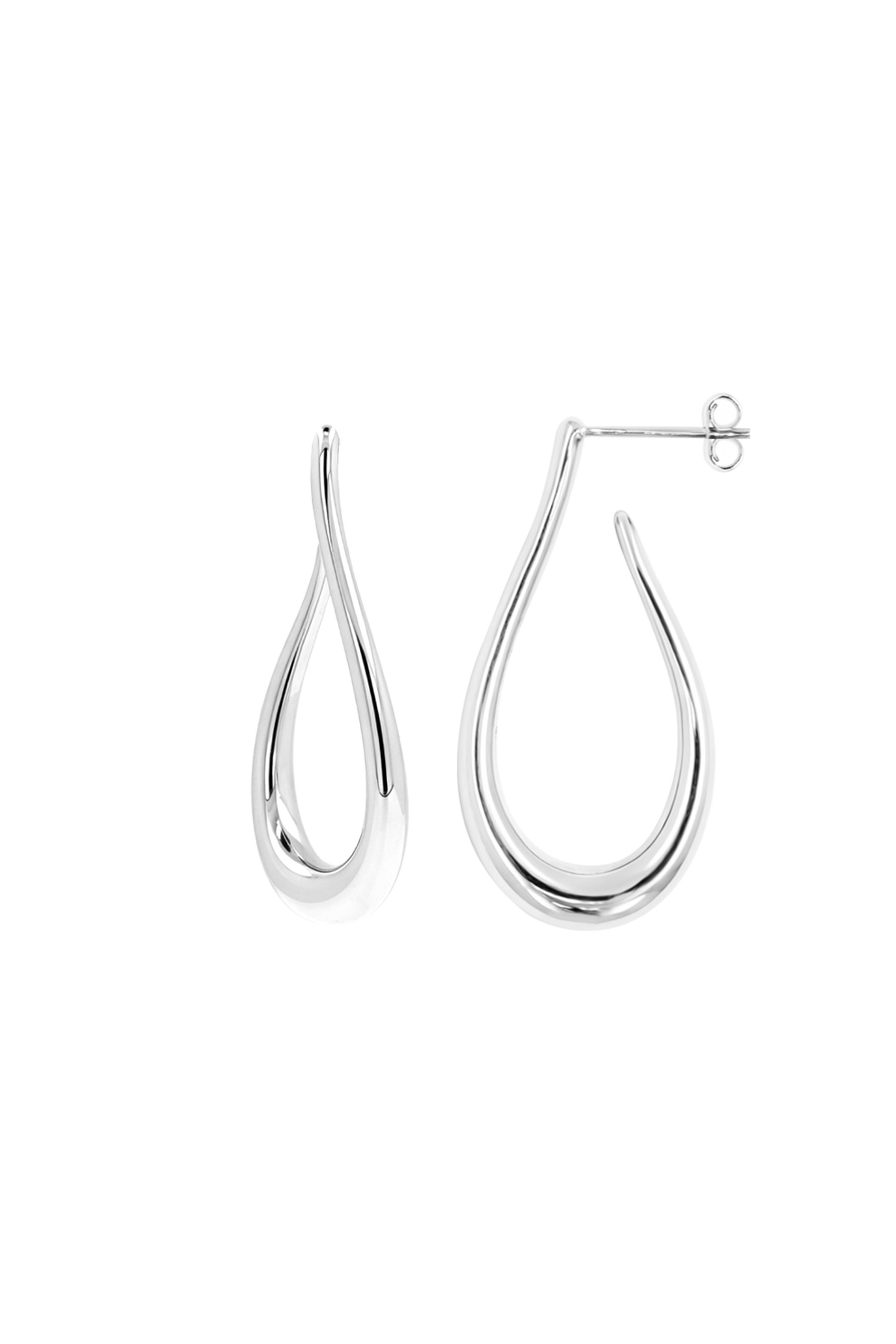 "Siren" Silver Beckon Earrings