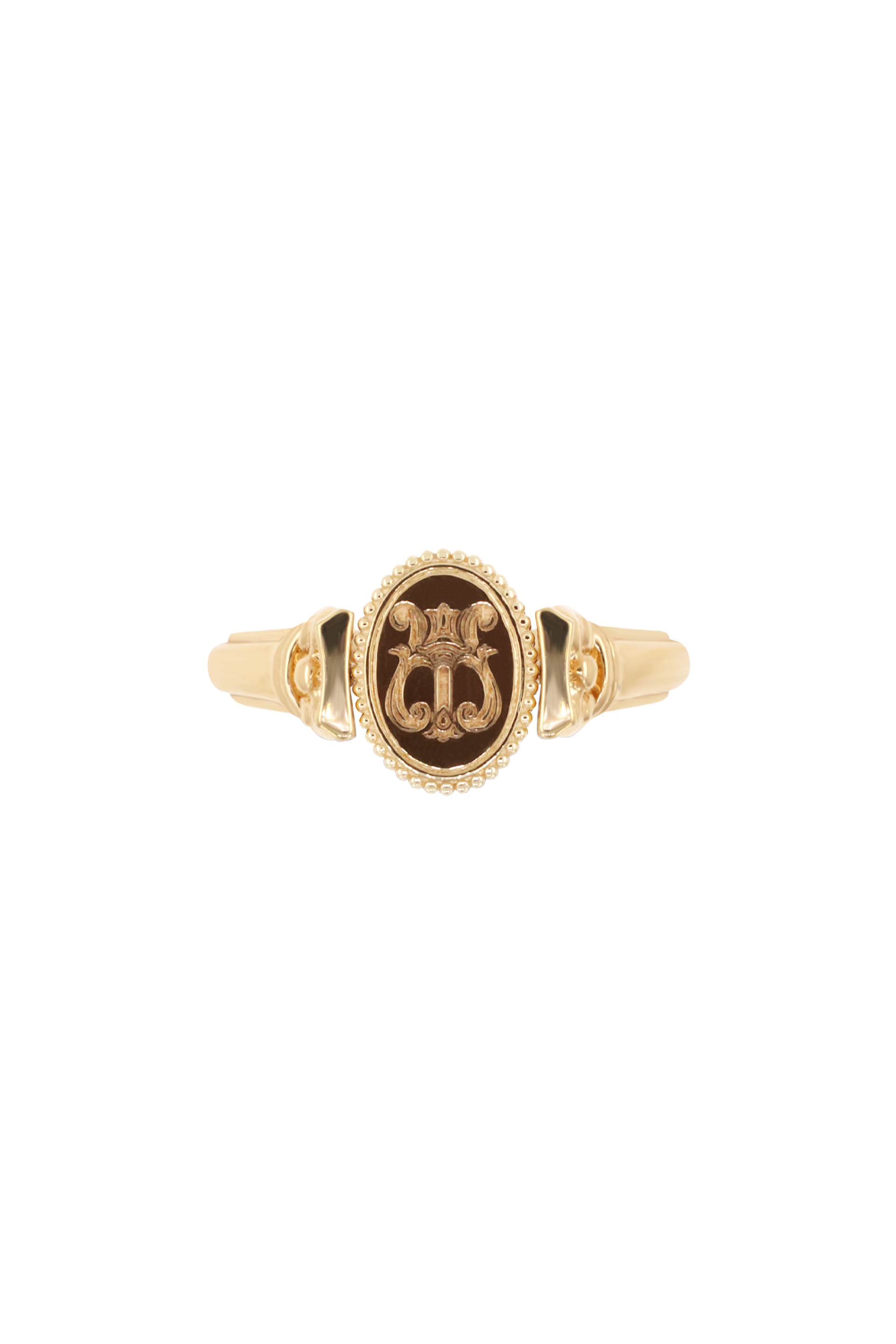 “Regency” Diamond Petite Duality Signet Ring