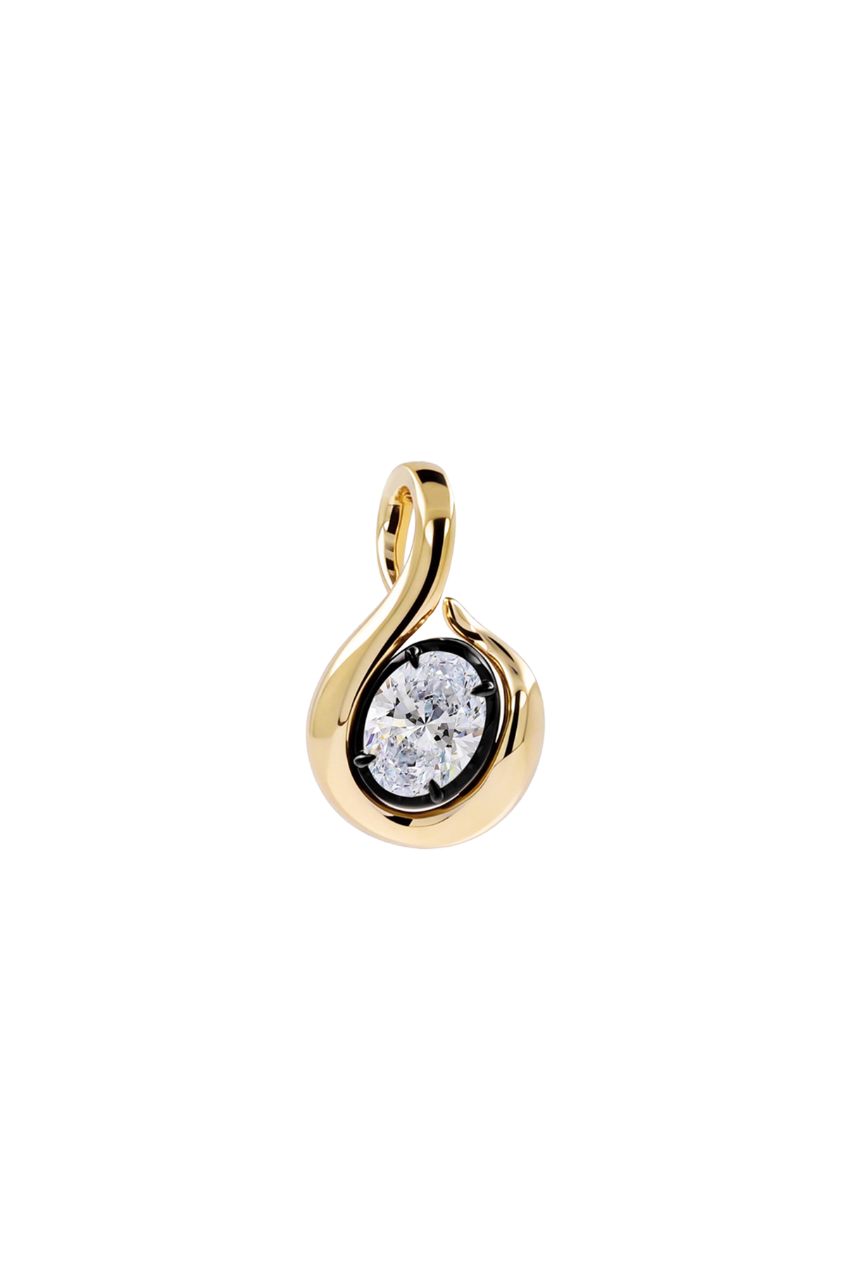 "MFE" Two-Tone Quaver Pendant