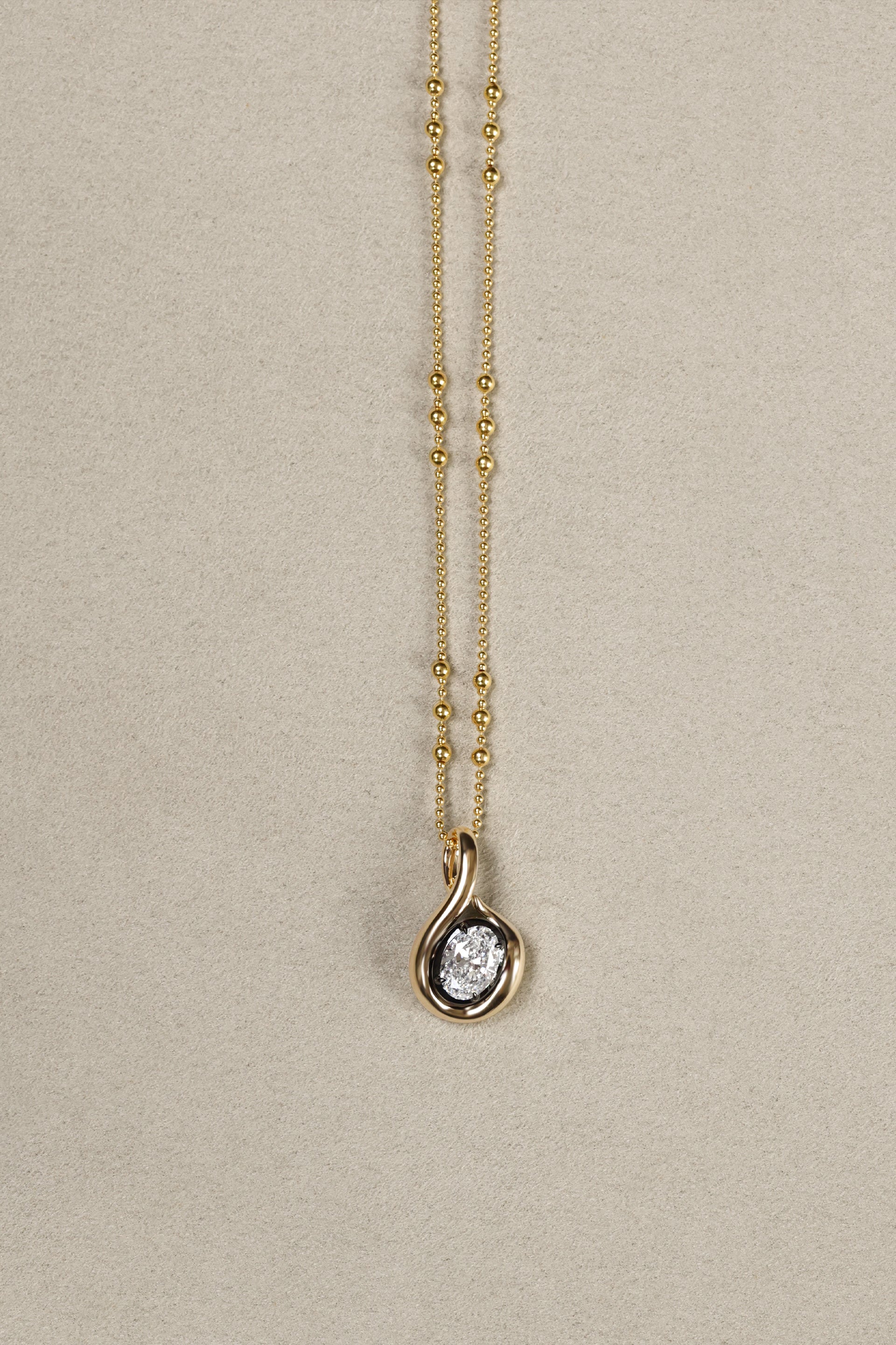 "MFE" Two-Tone Quaver Pendant