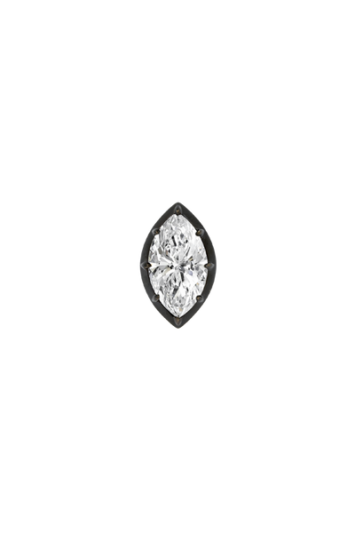 “Regency” Two-Tone Marquise (1ct) Rose-Back Studs Diamond
