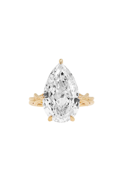 Pear Diamond "Silk" Ring