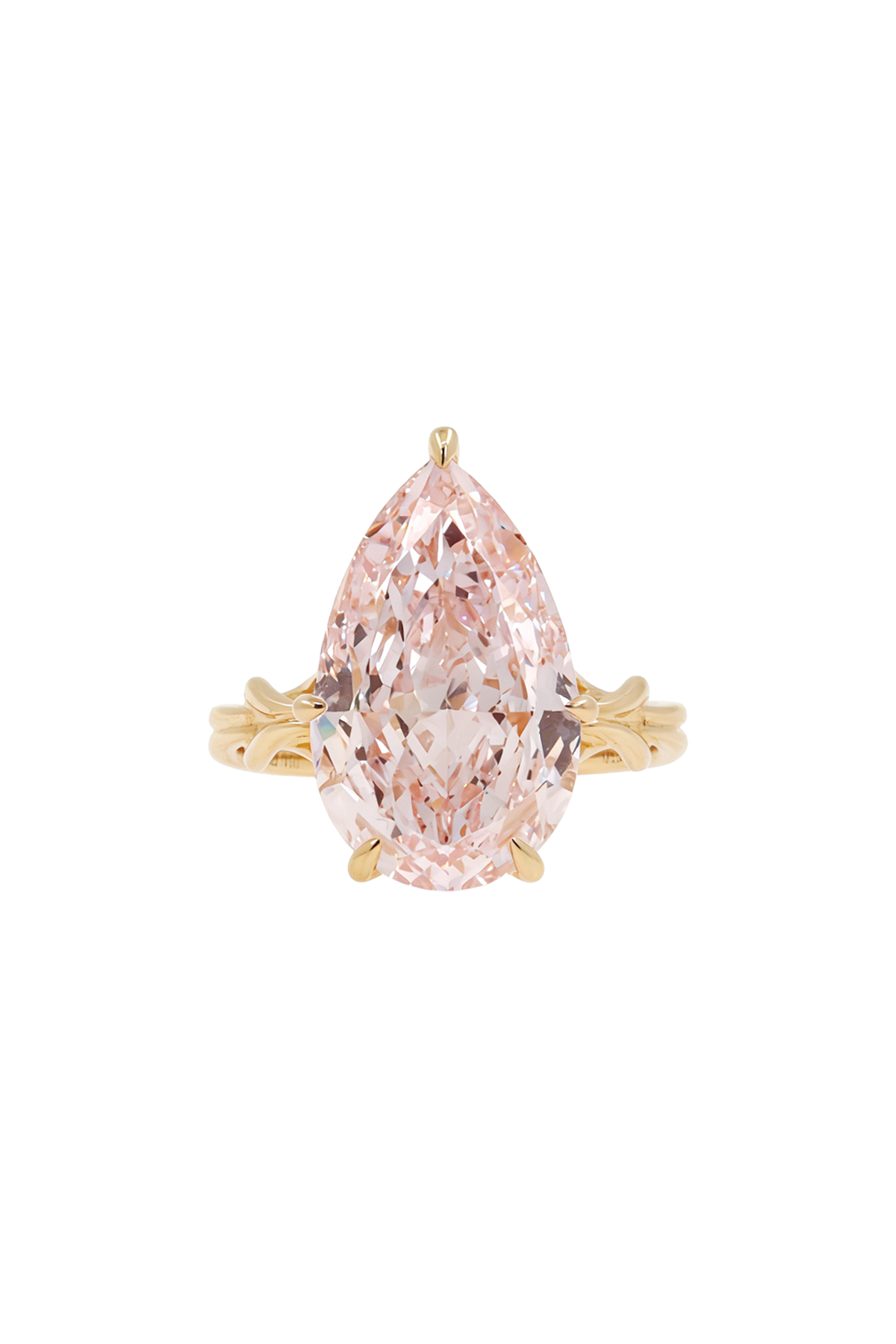 The Pink Pear (10.5ct) "Silk" Ring