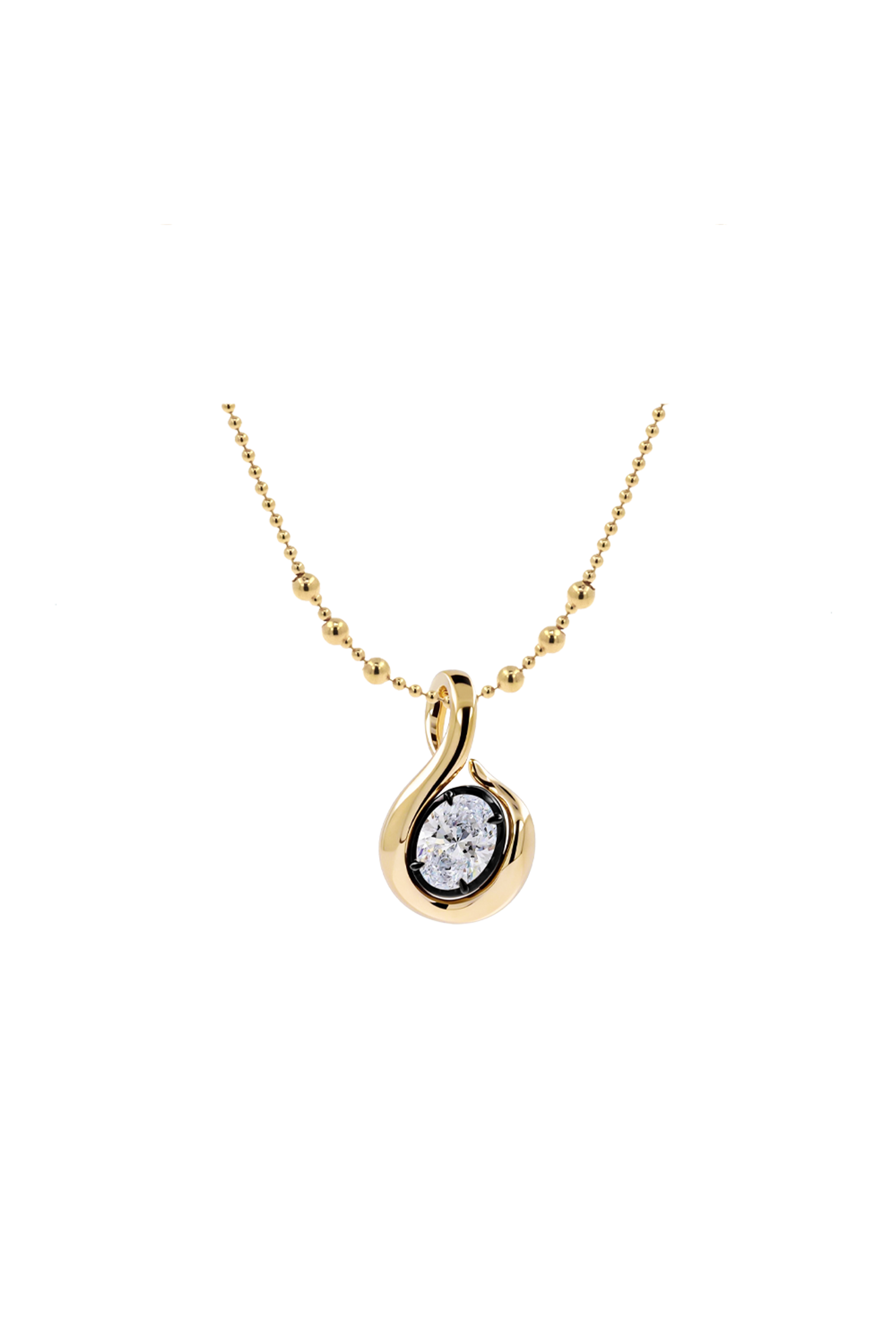 "MFE" Two-Tone Quaver Pendant