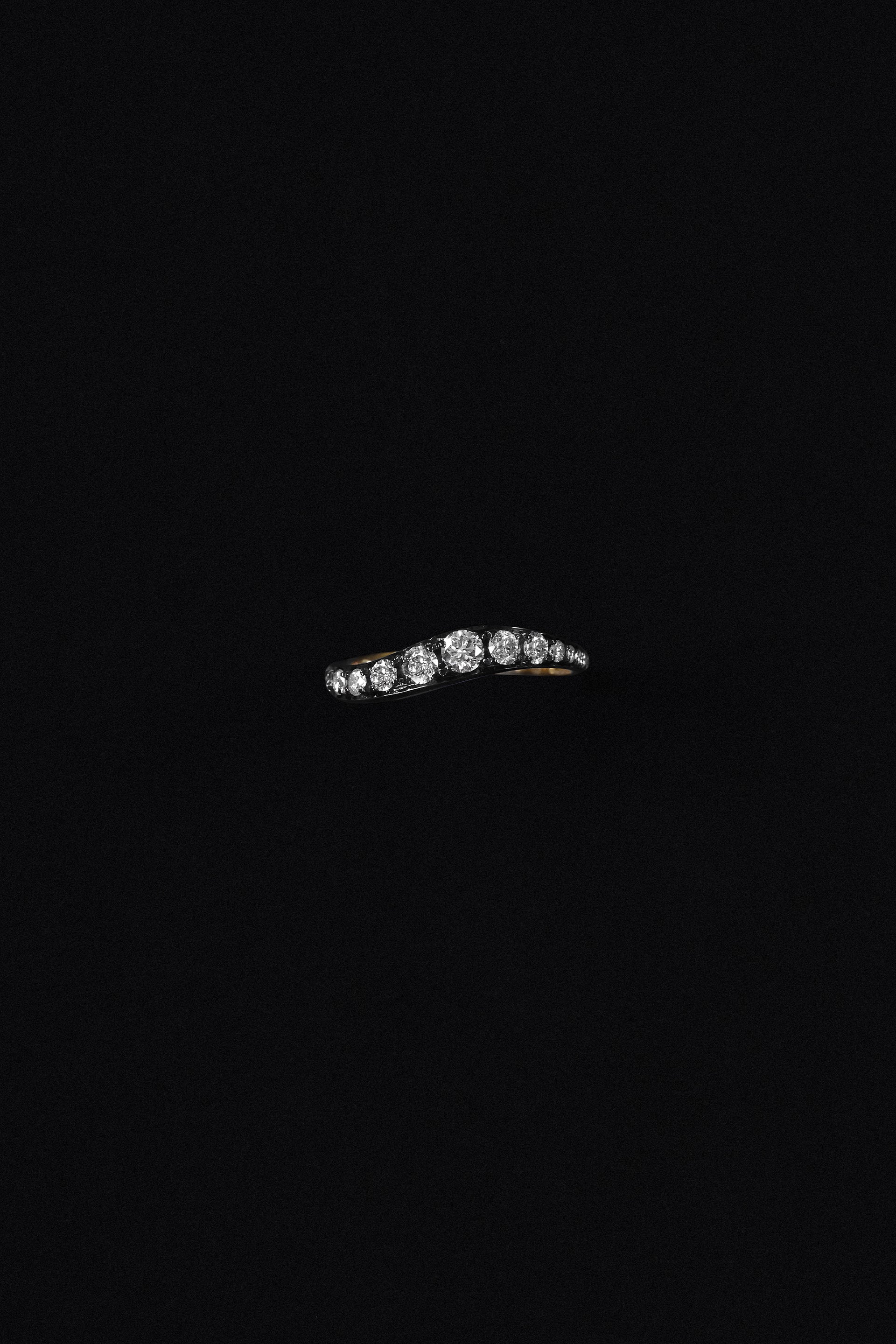 "Siren" Two-Tone Pavé High Tide Band