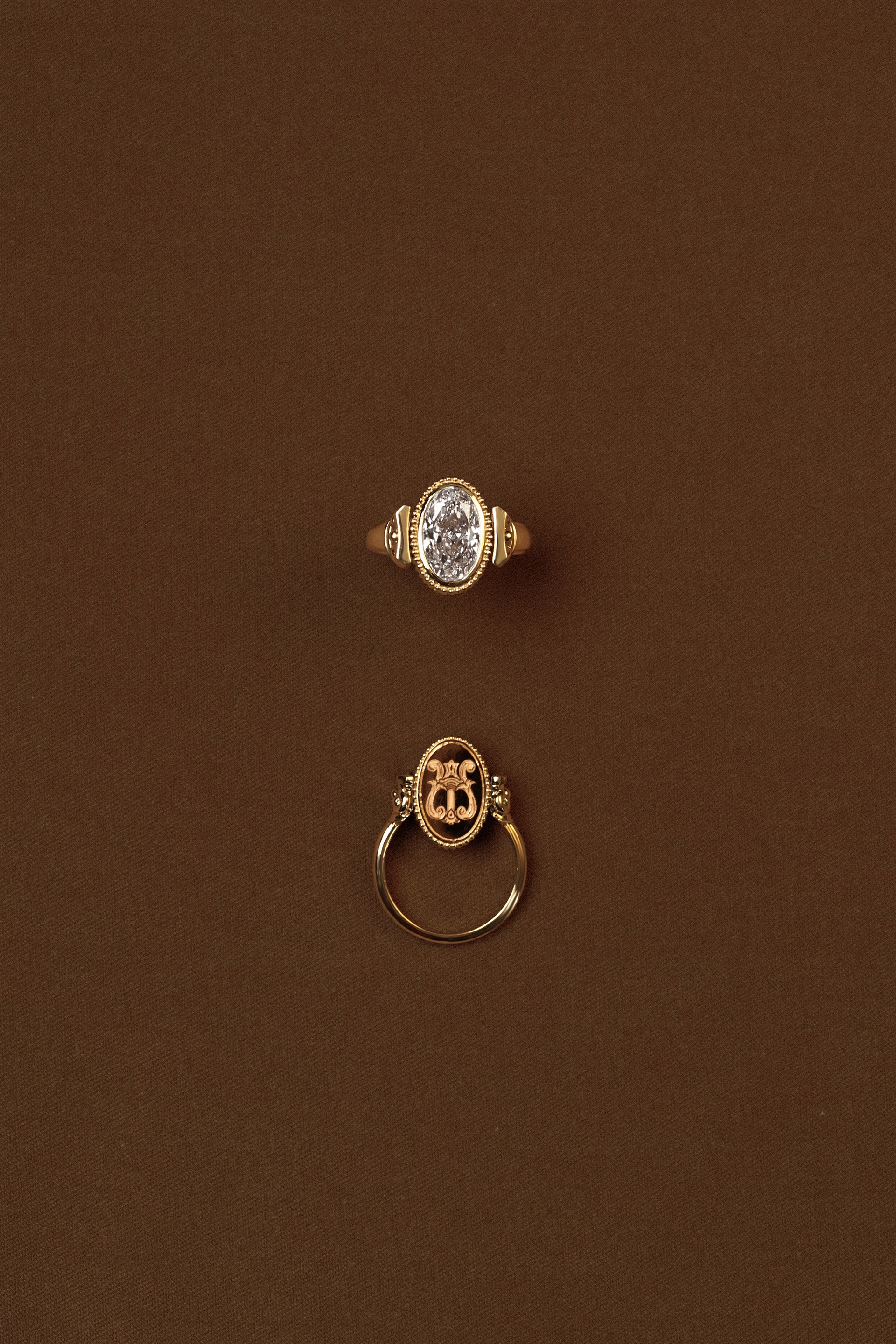 “Regency” Duality Signet Ring
