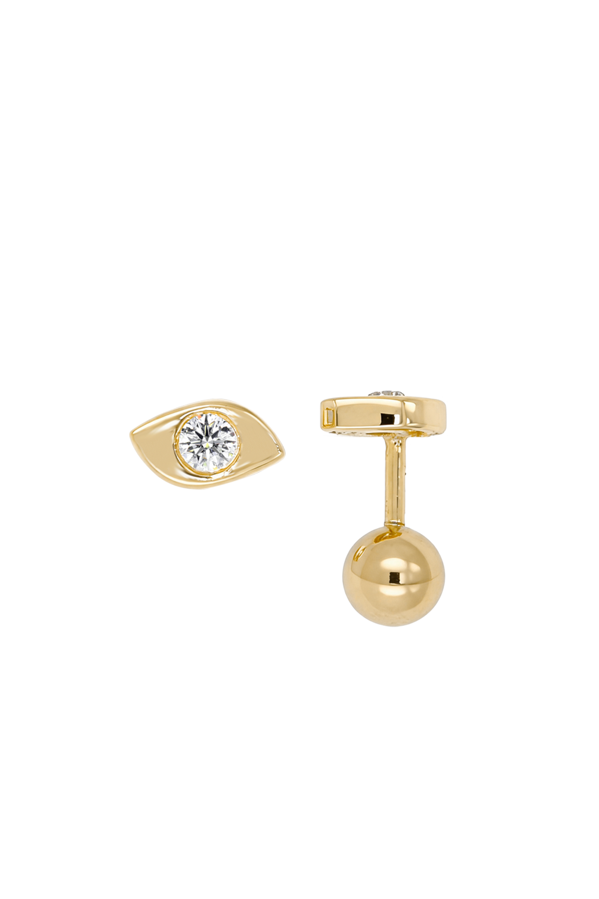 “Nonchalant Eye” 18k Diamond Eyelet