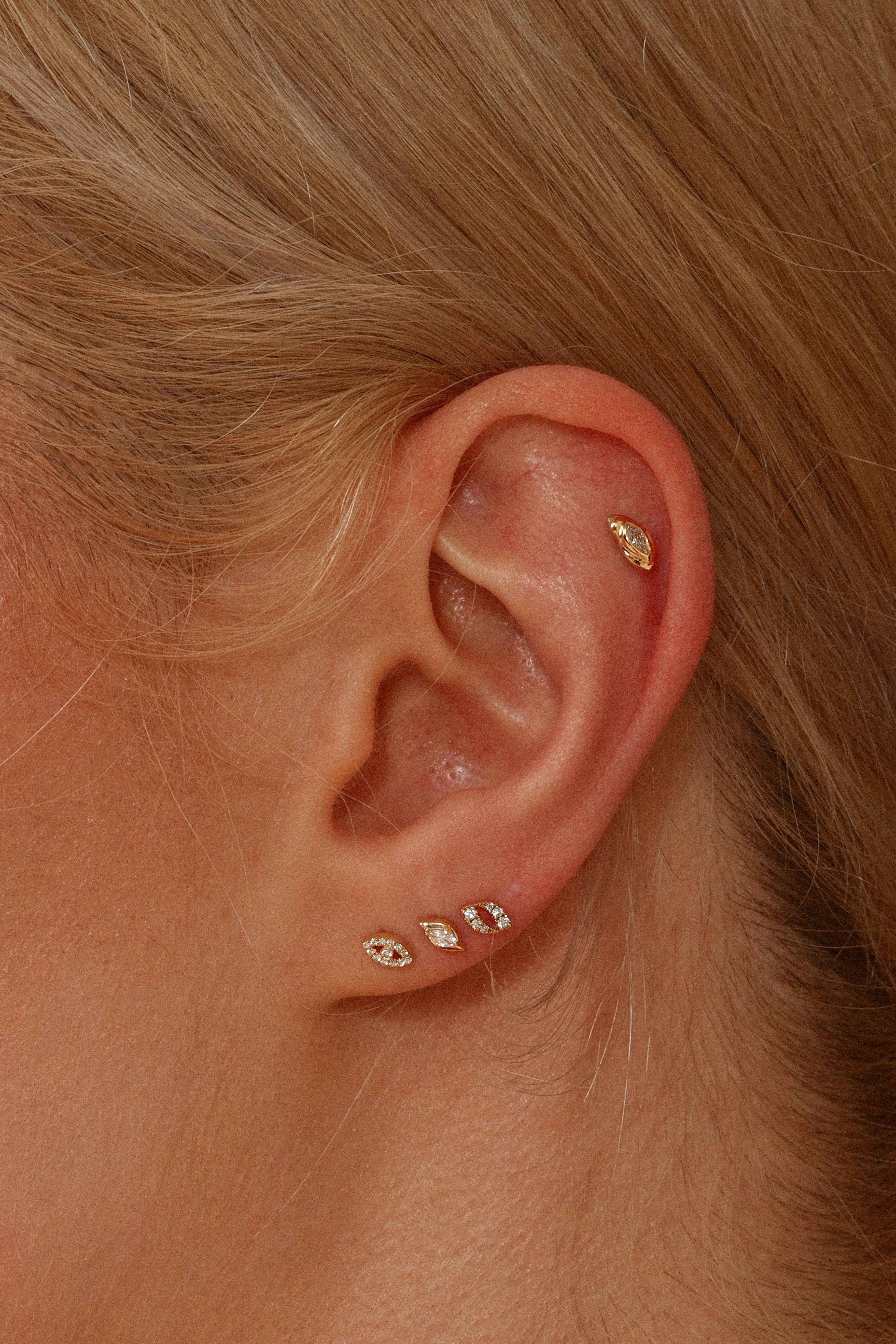 “Third Eye” 18k Diamond Eyelet