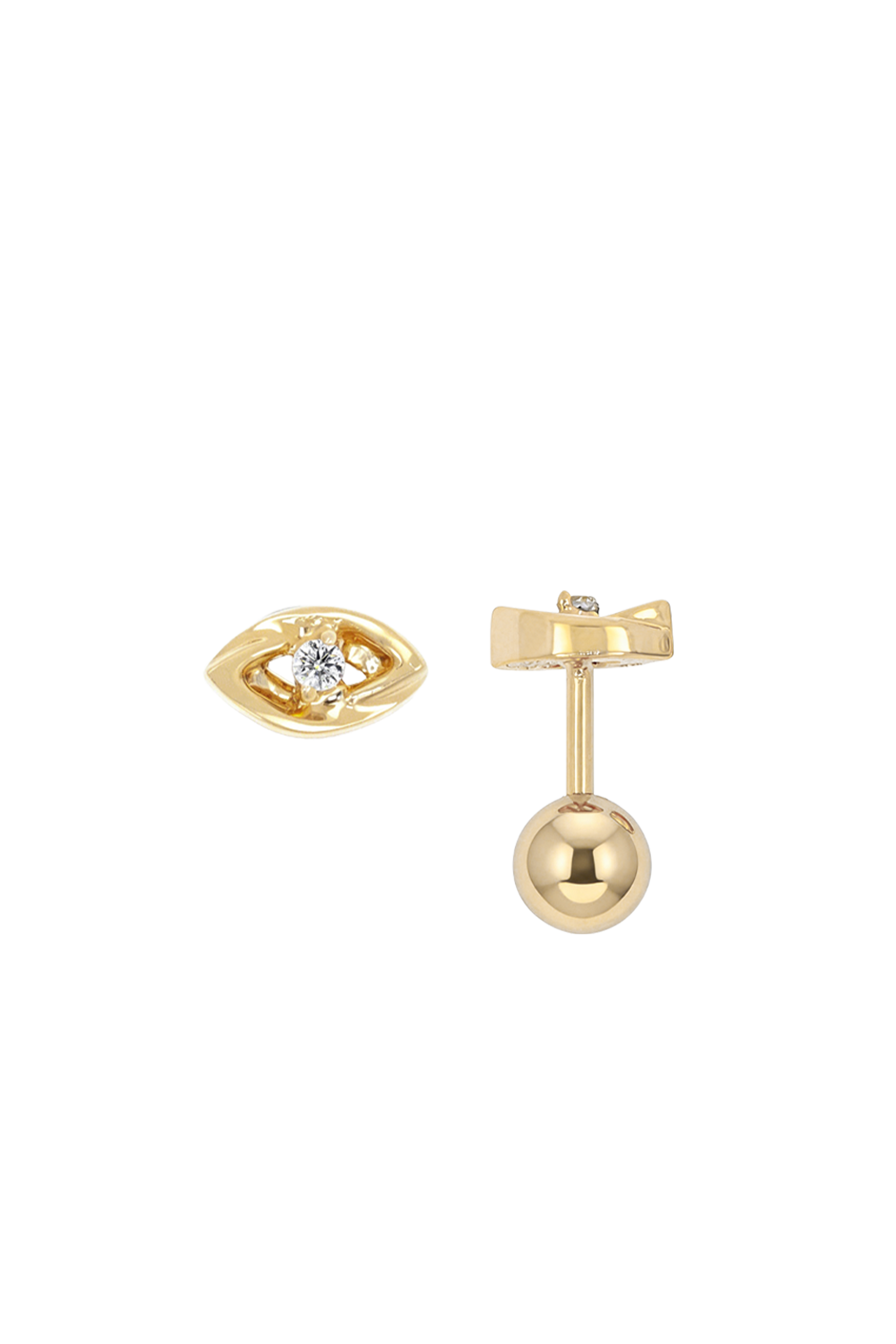 “Protective Eye” 18k Diamond Eyelet