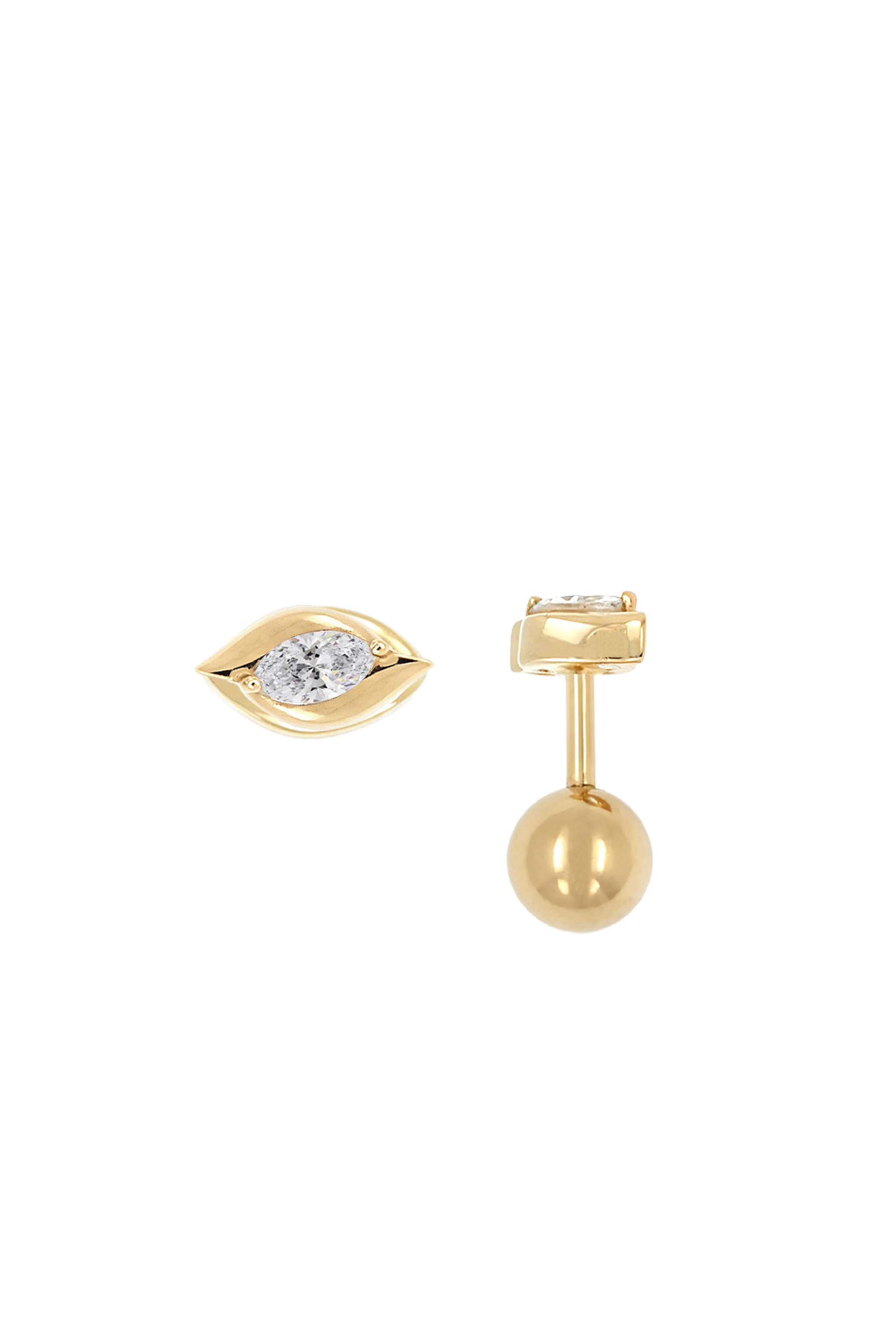 “Flirty Eye” 18k Diamond Eyelet